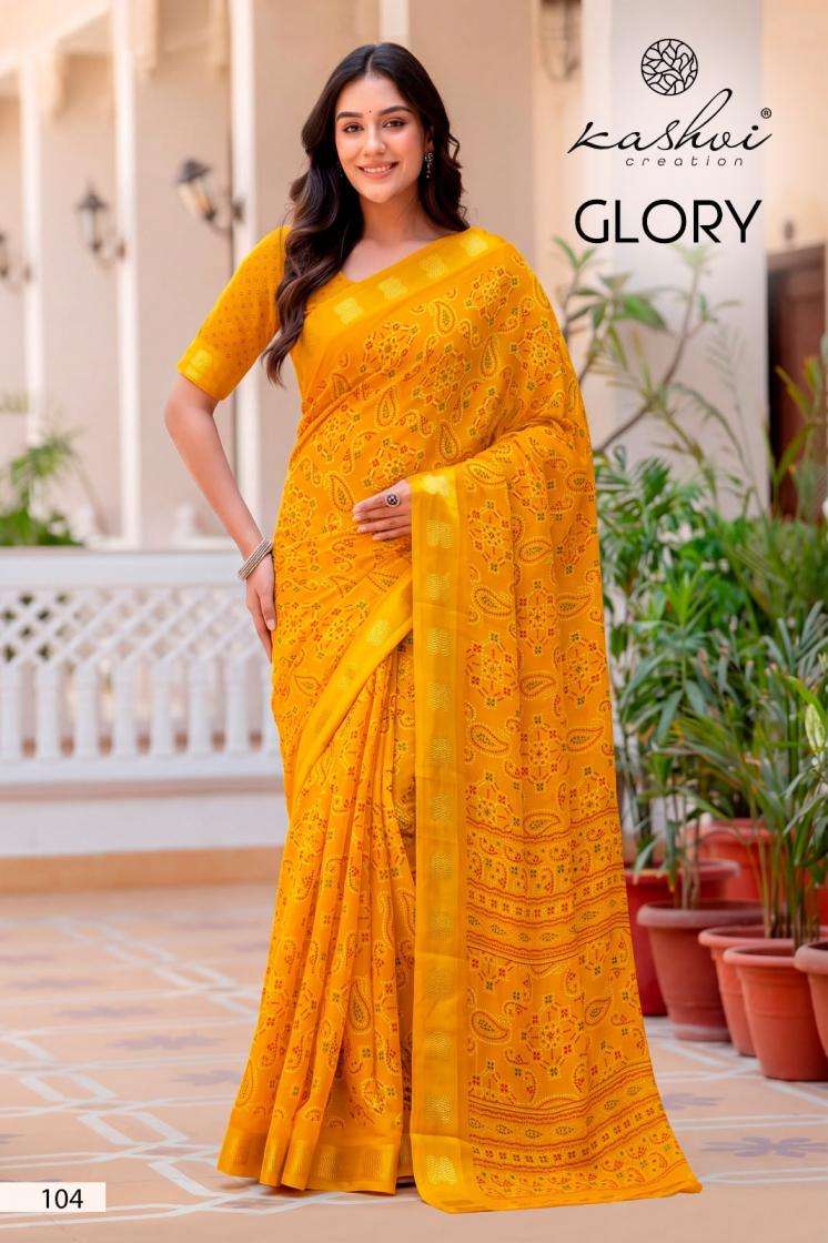 kashvi creation glory georgette shop trendy saree