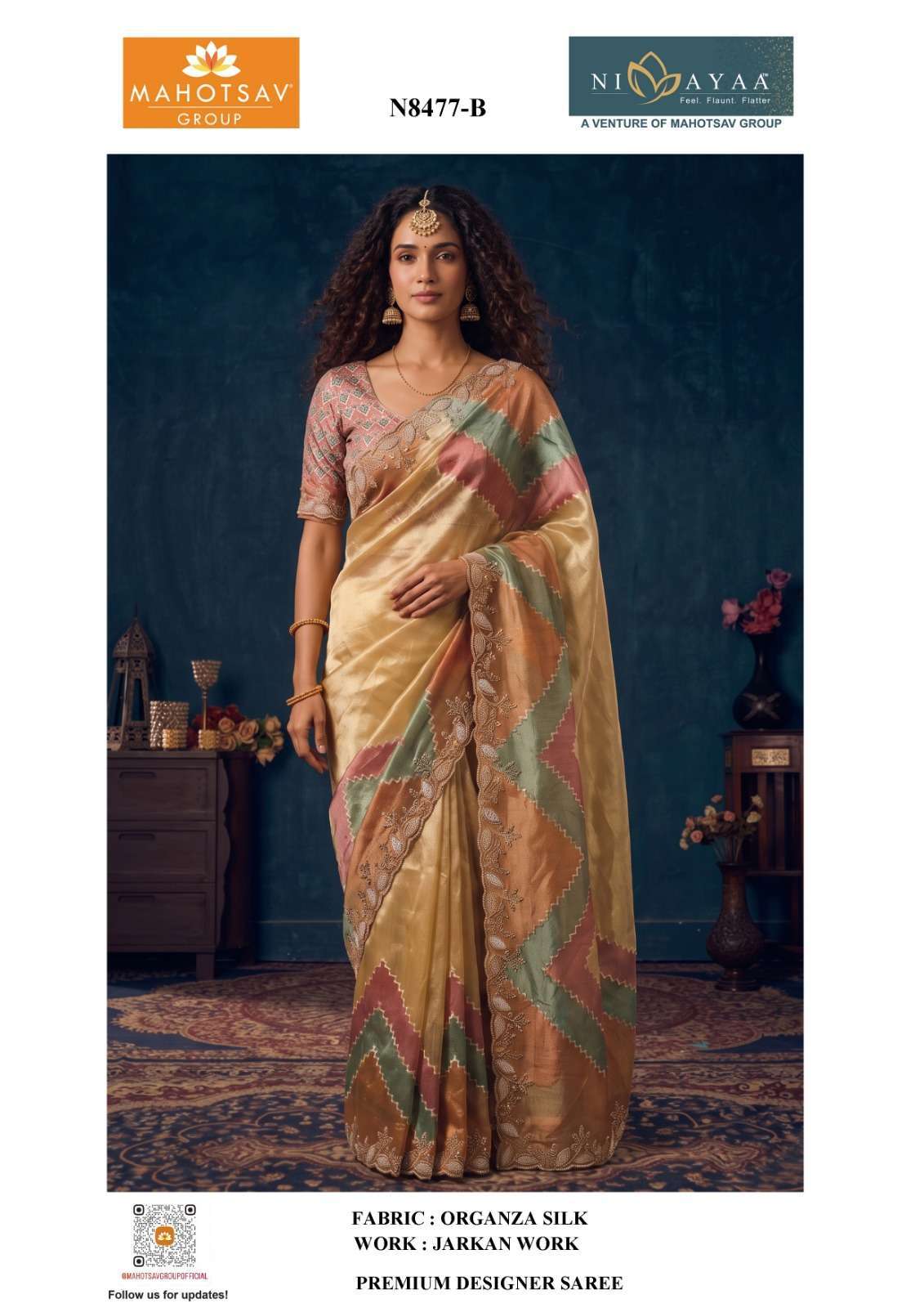 Mahotsav Nimaya SansKriti Vol 1 Festive Wear Designer Silk Saree Catalog Exporter