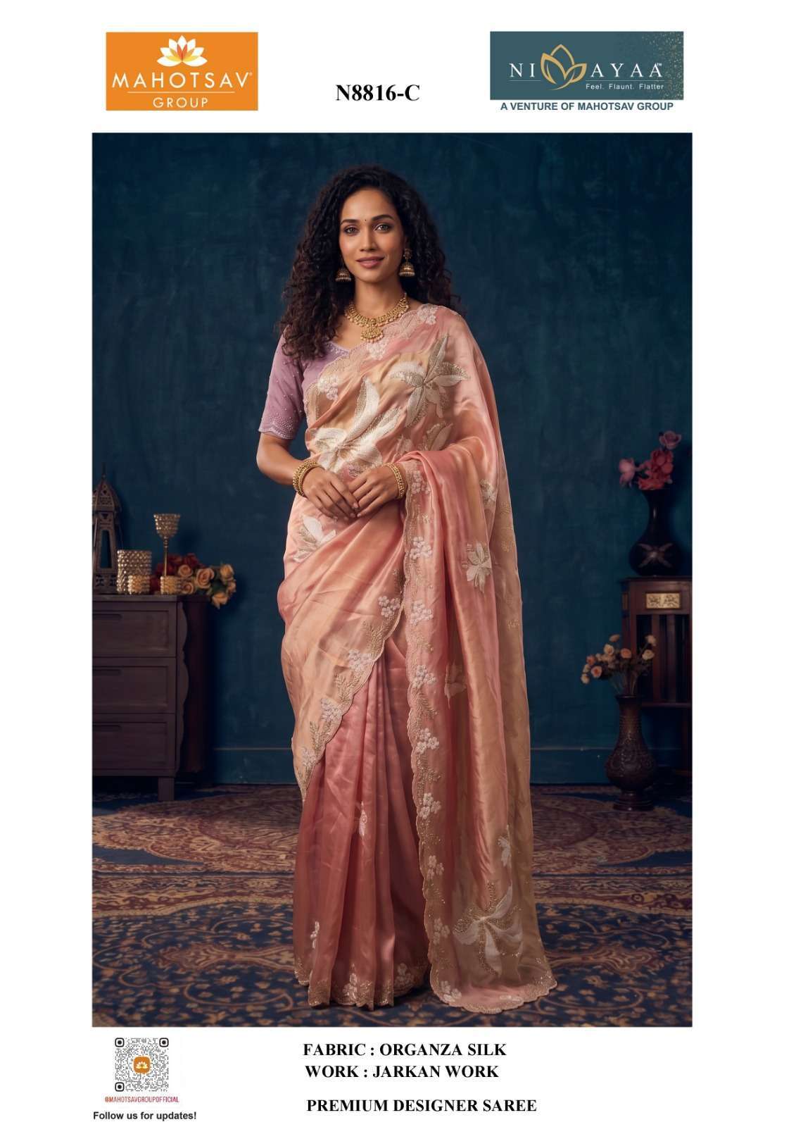 Mahotsav Nimaya SansKriti Vol 1 Festive Wear Designer Silk Saree Catalog Exporter