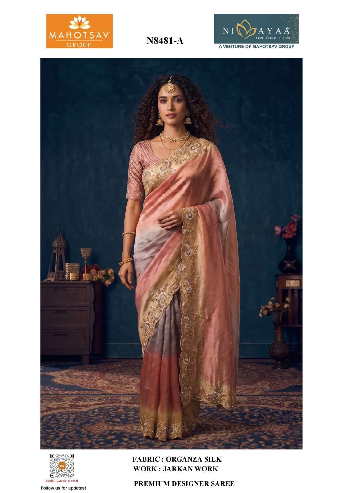 Mahotsav Nimaya SansKriti Vol 1 Festive Wear Designer Silk Saree Catalog Exporter