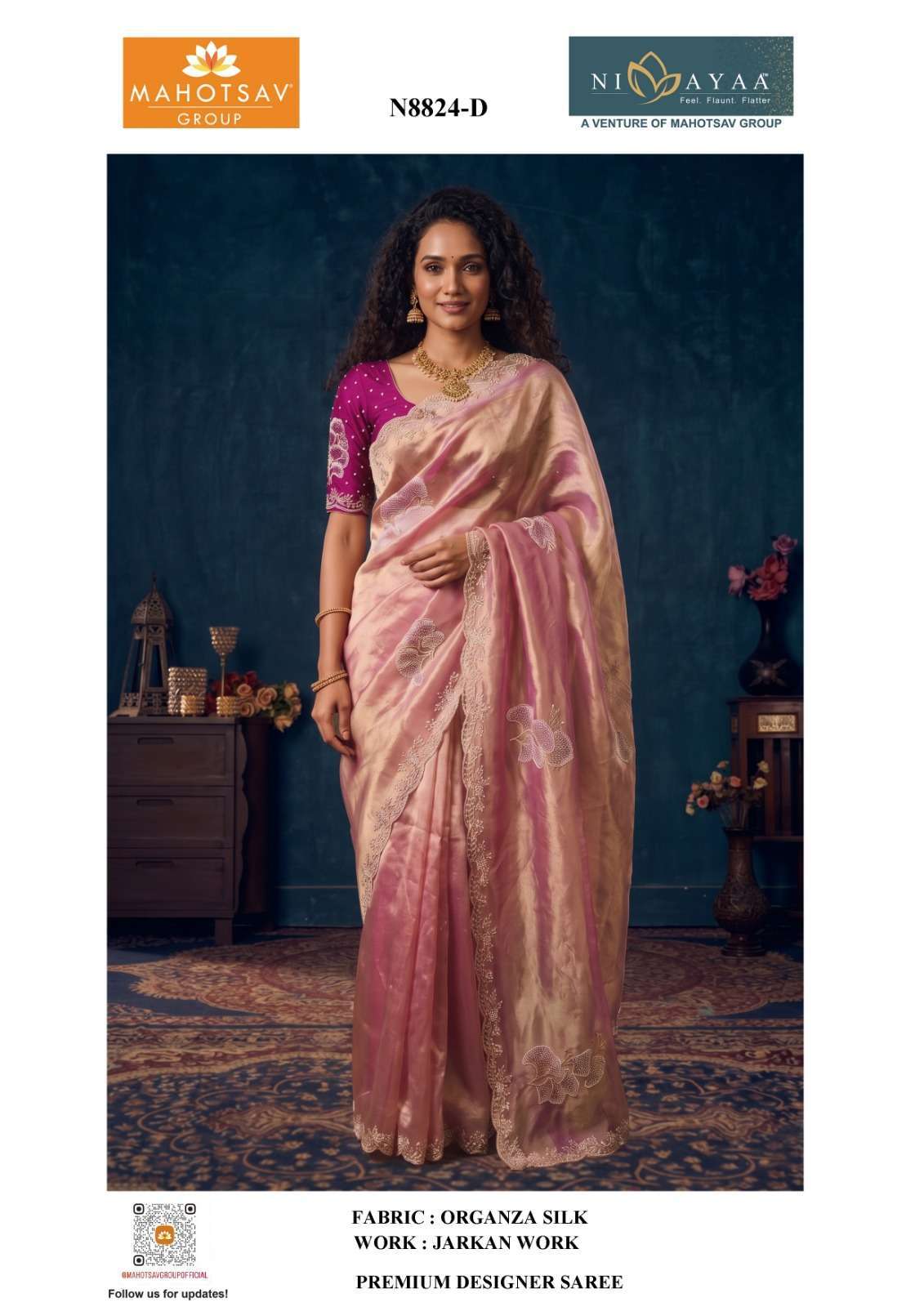 Mahotsav Nimaya SansKriti Vol 1 Festive Wear Designer Silk Saree Catalog Exporter