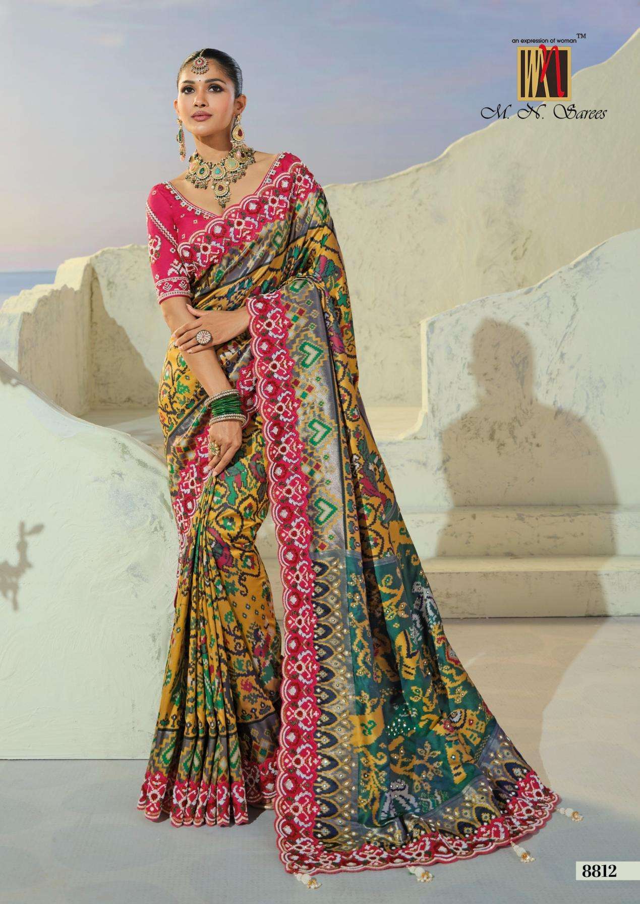 mn launch the heritage of patola occasion wear saree