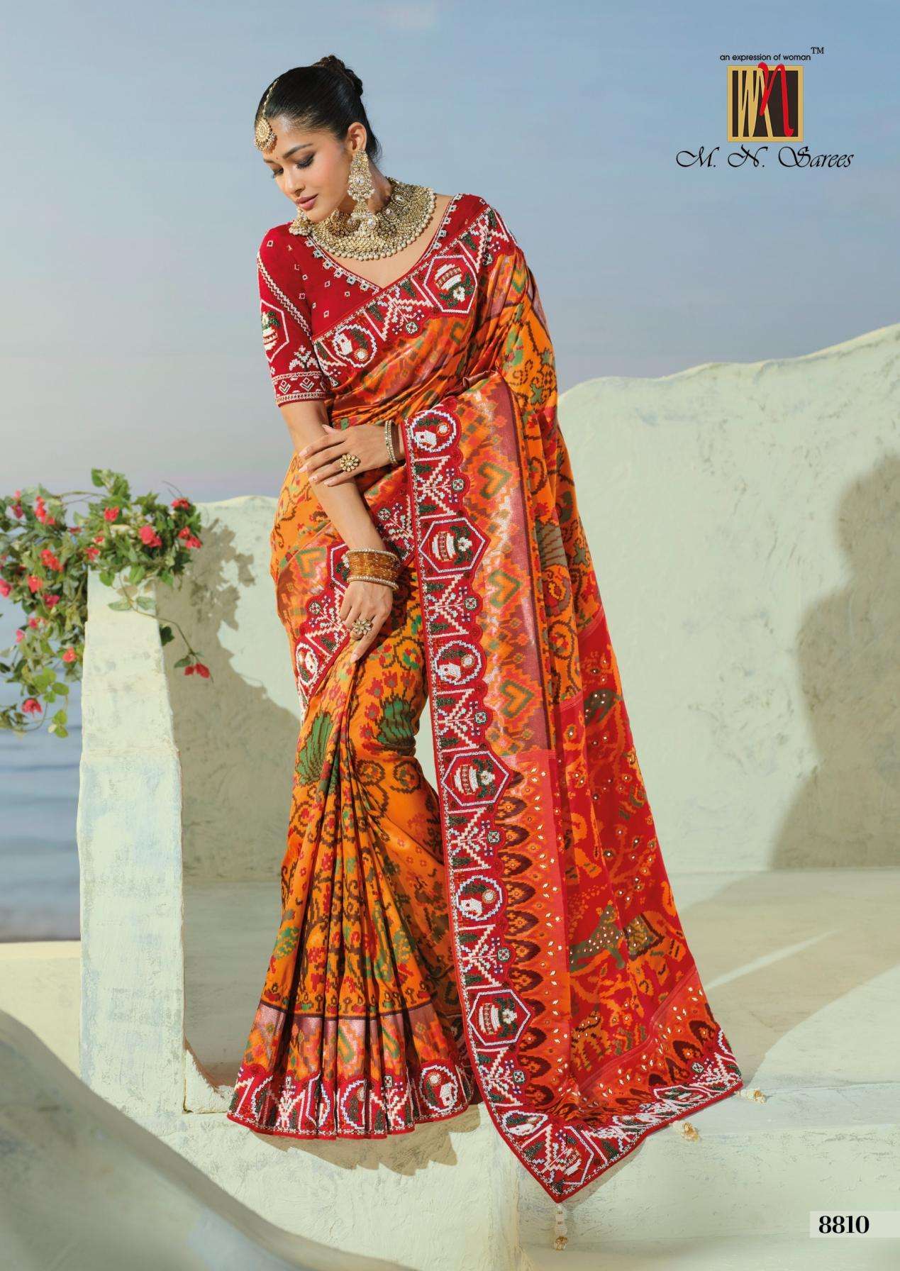 mn launch the heritage of patola occasion wear saree
