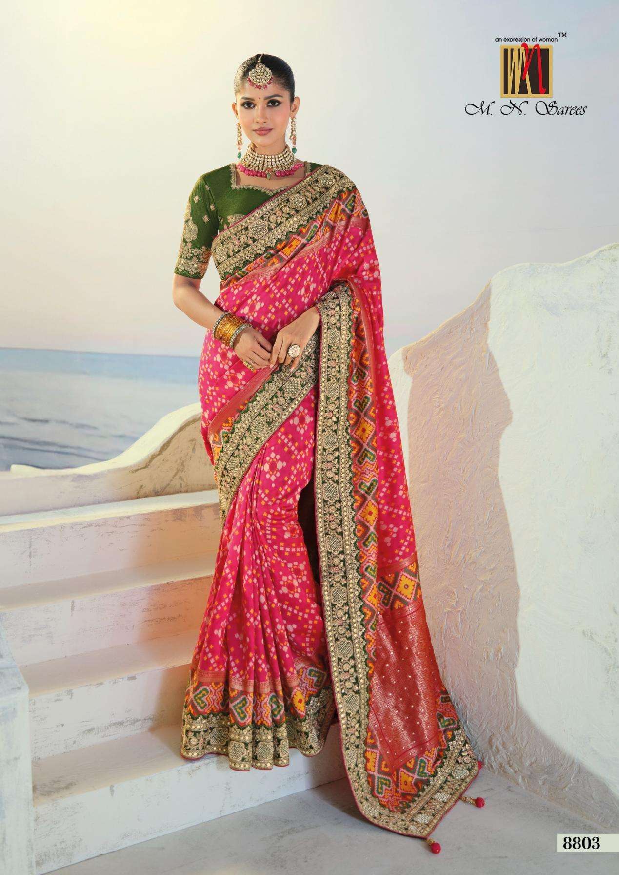 mn launch the heritage of patola occasion wear saree