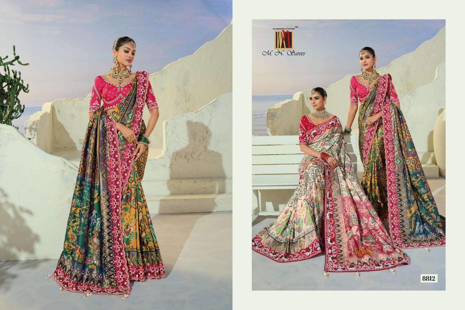 mn launch the heritage of patola occasion wear saree