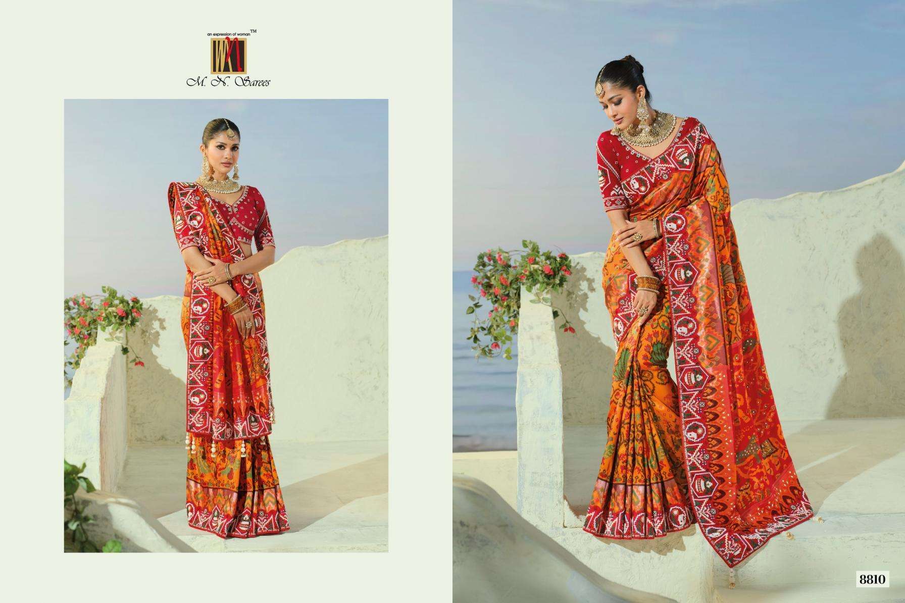 mn launch the heritage of patola occasion wear saree