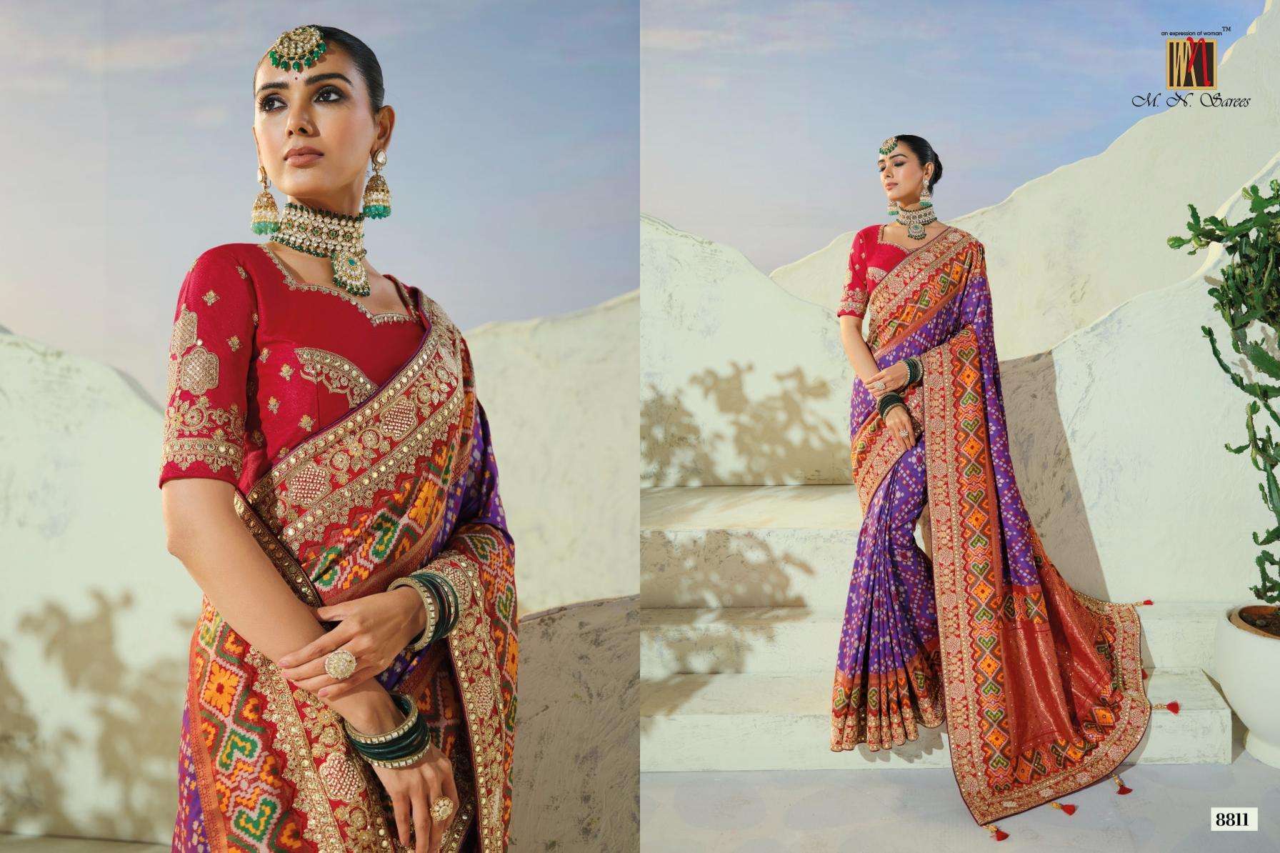 mn launch the heritage of patola occasion wear saree
