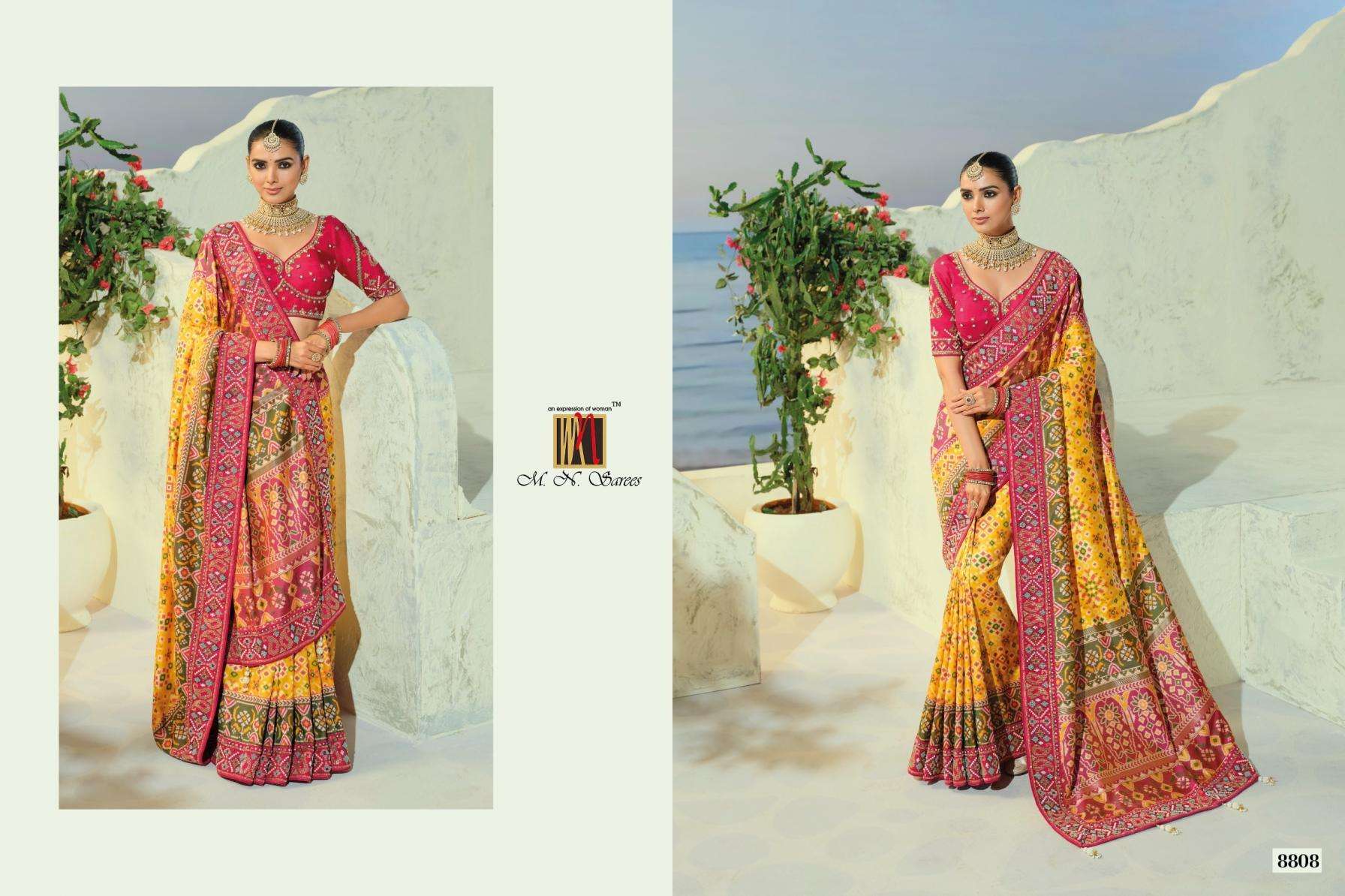 mn launch the heritage of patola occasion wear saree