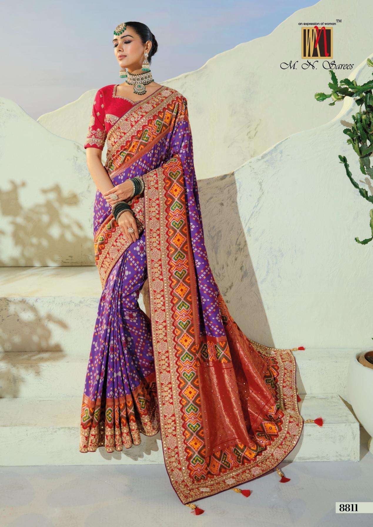 mn launch the heritage of patola occasion wear saree