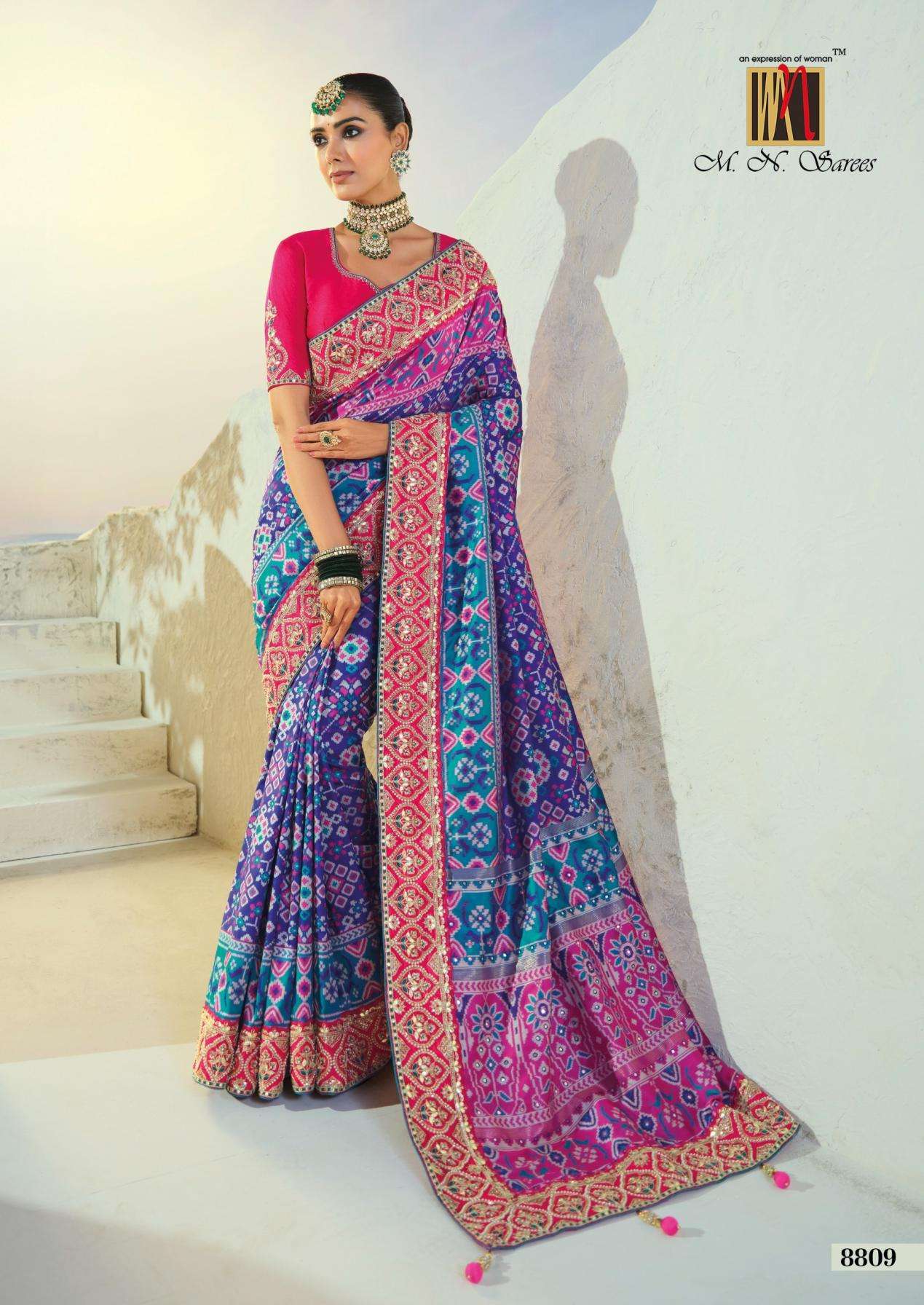 mn launch the heritage of patola occasion wear saree