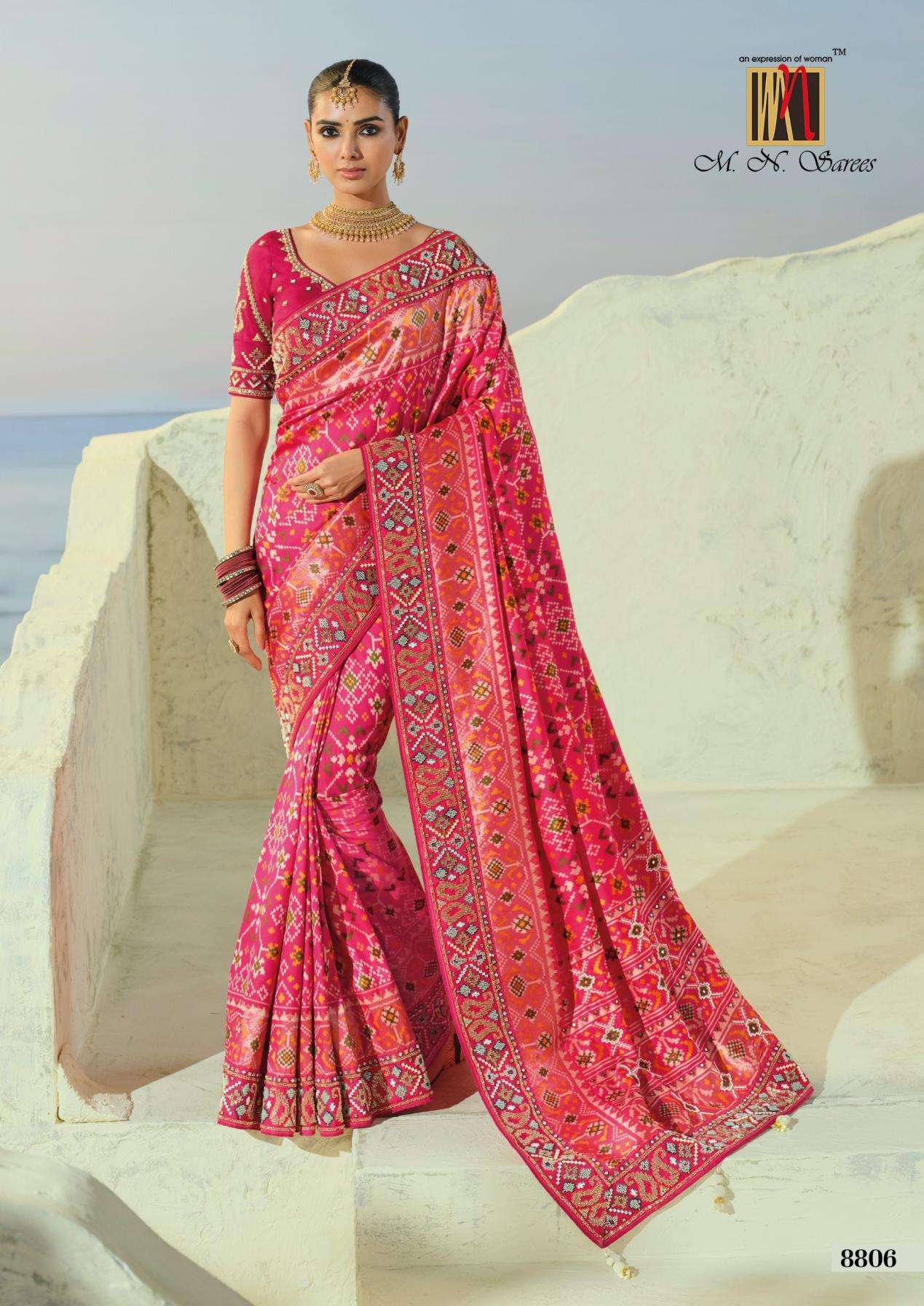 mn launch the heritage of patola occasion wear saree