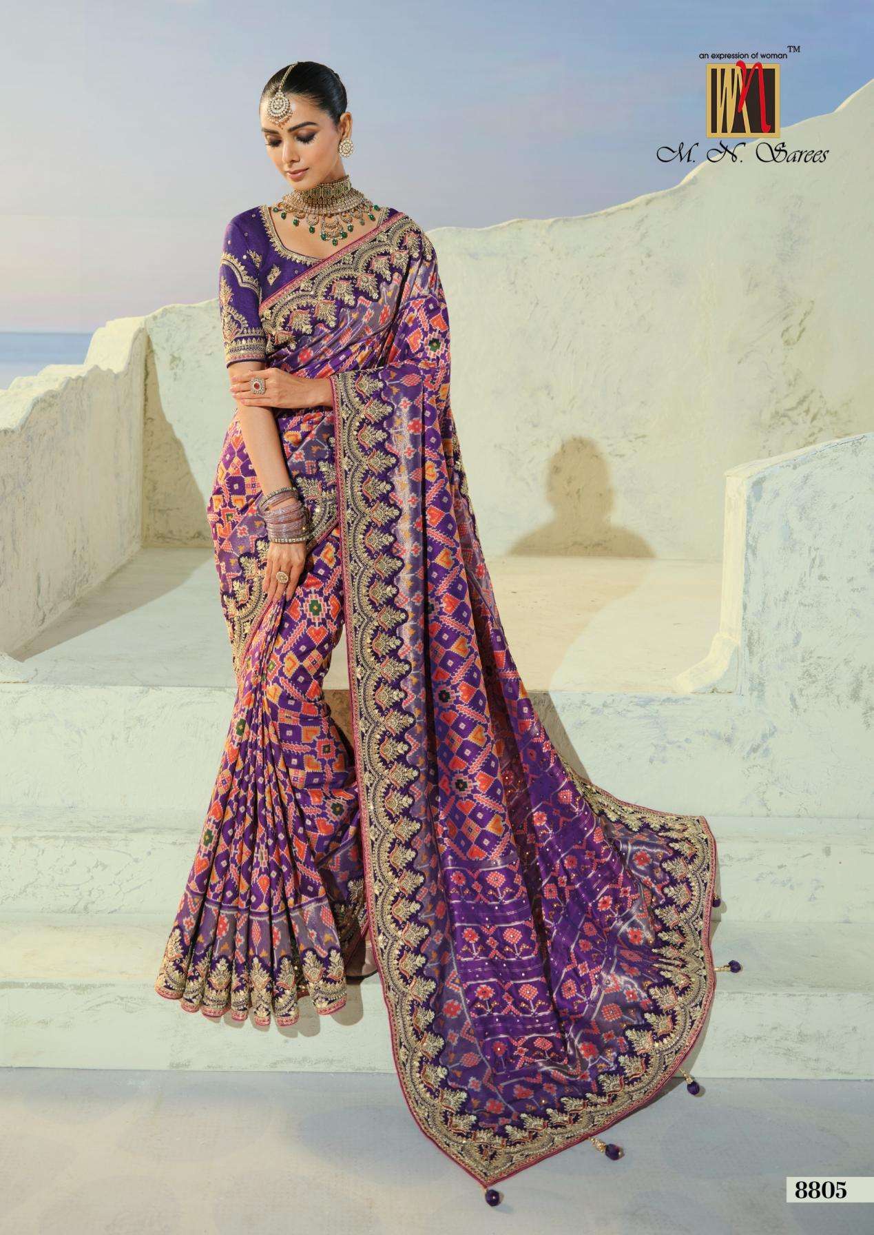 mn launch the heritage of patola occasion wear saree