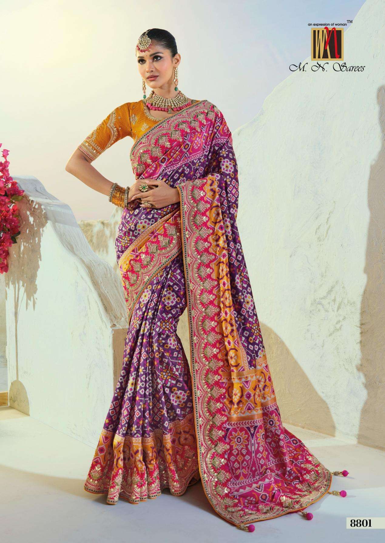 mn launch the heritage of patola occasion wear saree
