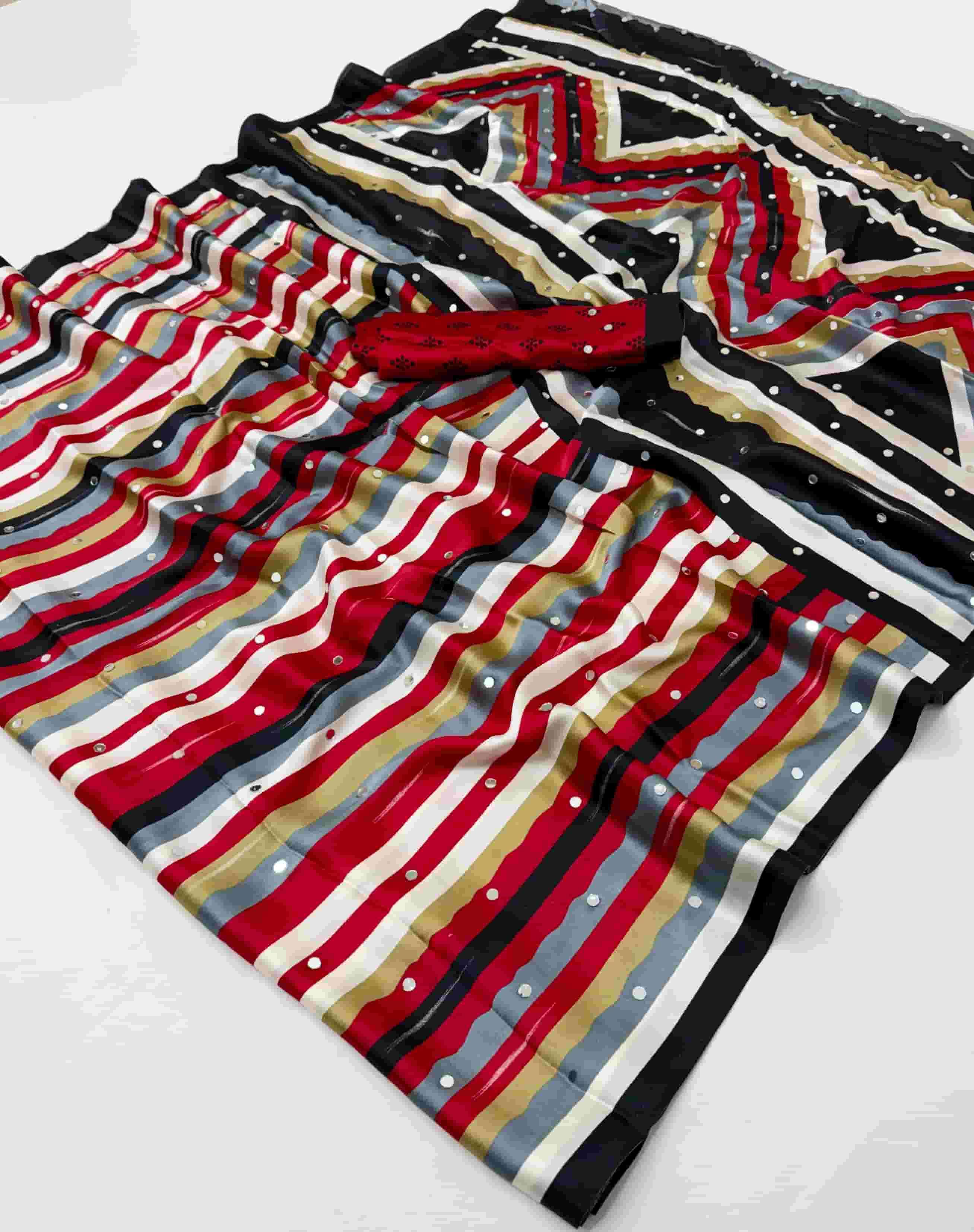 Rajtex Pure Ajrakh Mirror Modal Satin Catalog Supplier Surat