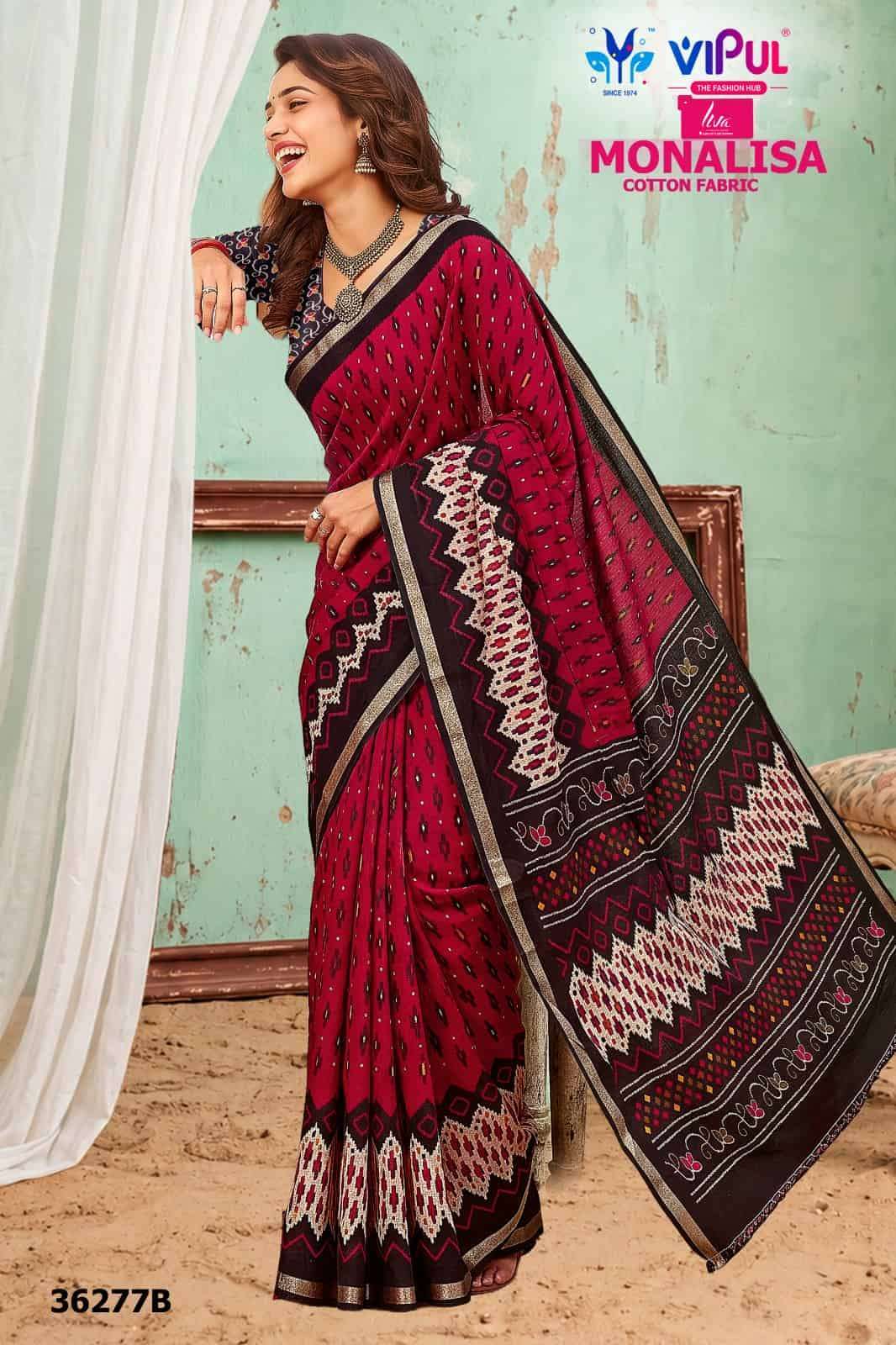 Vipul Saree Monalisa 36277 Colors Stylish Saree Collection 