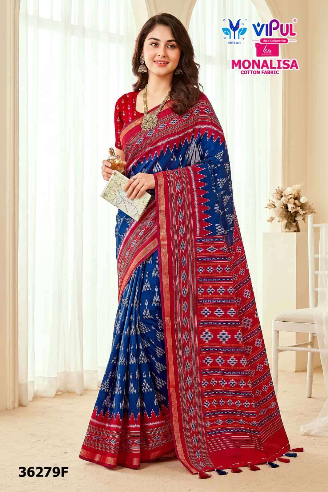 Vipul Saree Monalisa 36279 Colors Exclusive Cotton Saree Catalog Exporter