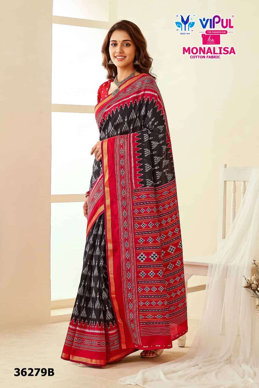 Vipul Saree Monalisa 36279 Colors Exclusive Cotton Saree Catalog Exporter