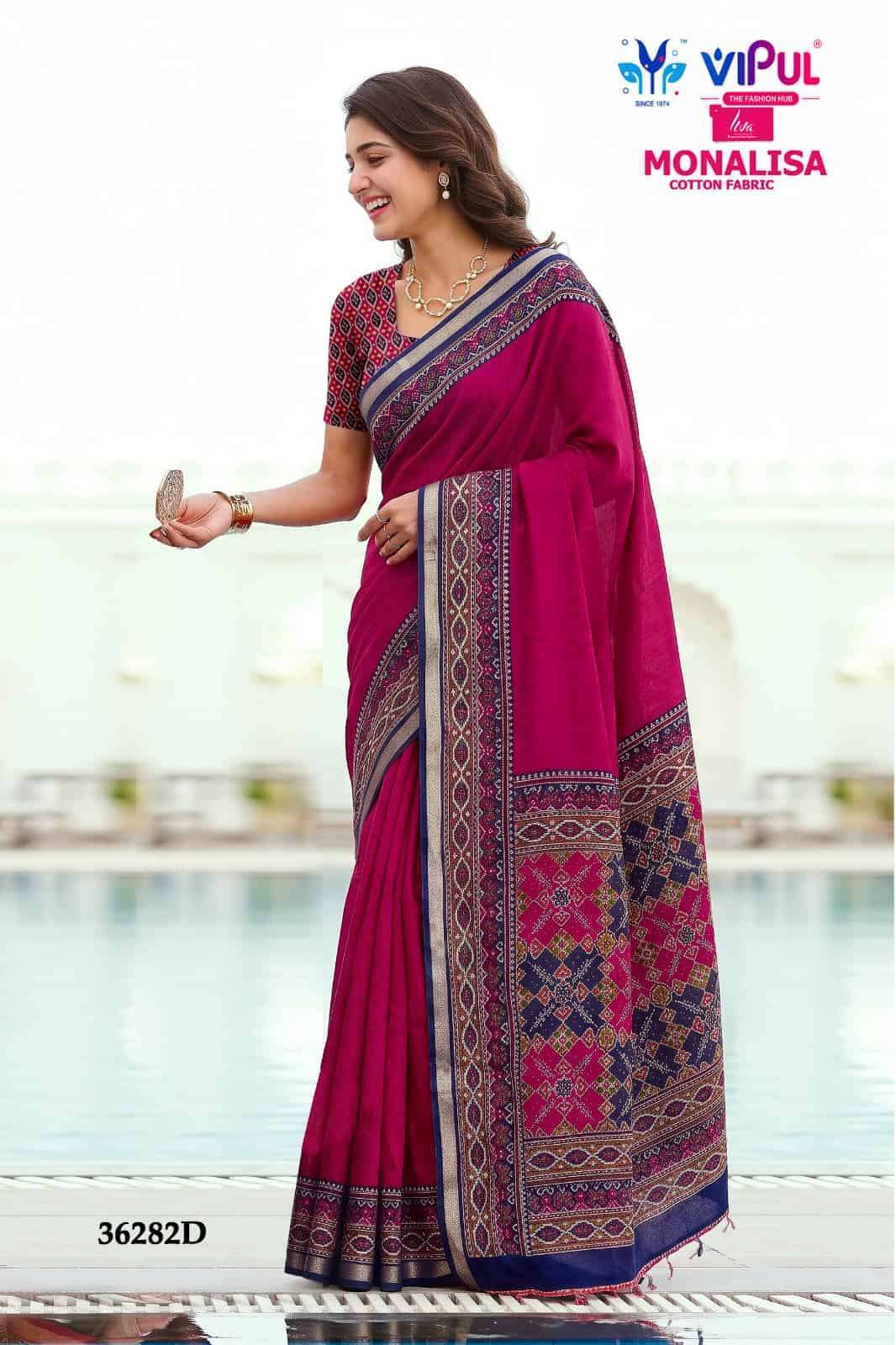 Vipul Saree Monalisa 36282 Colors Daily Wear Saree Collection