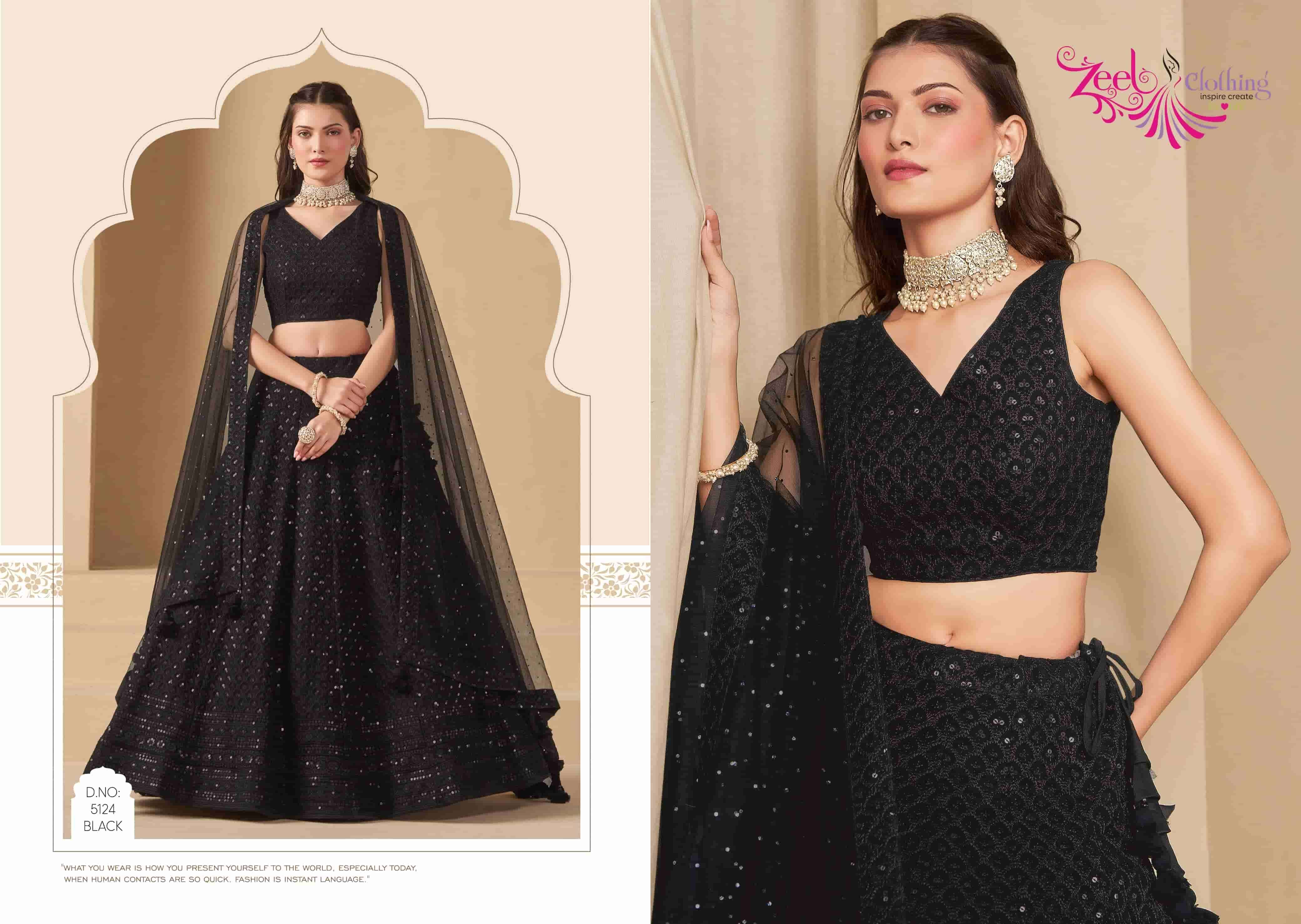 Zeel Clothing Florance Vol 1 5124 Colors Designer Lehenga Choli Partywear Collection