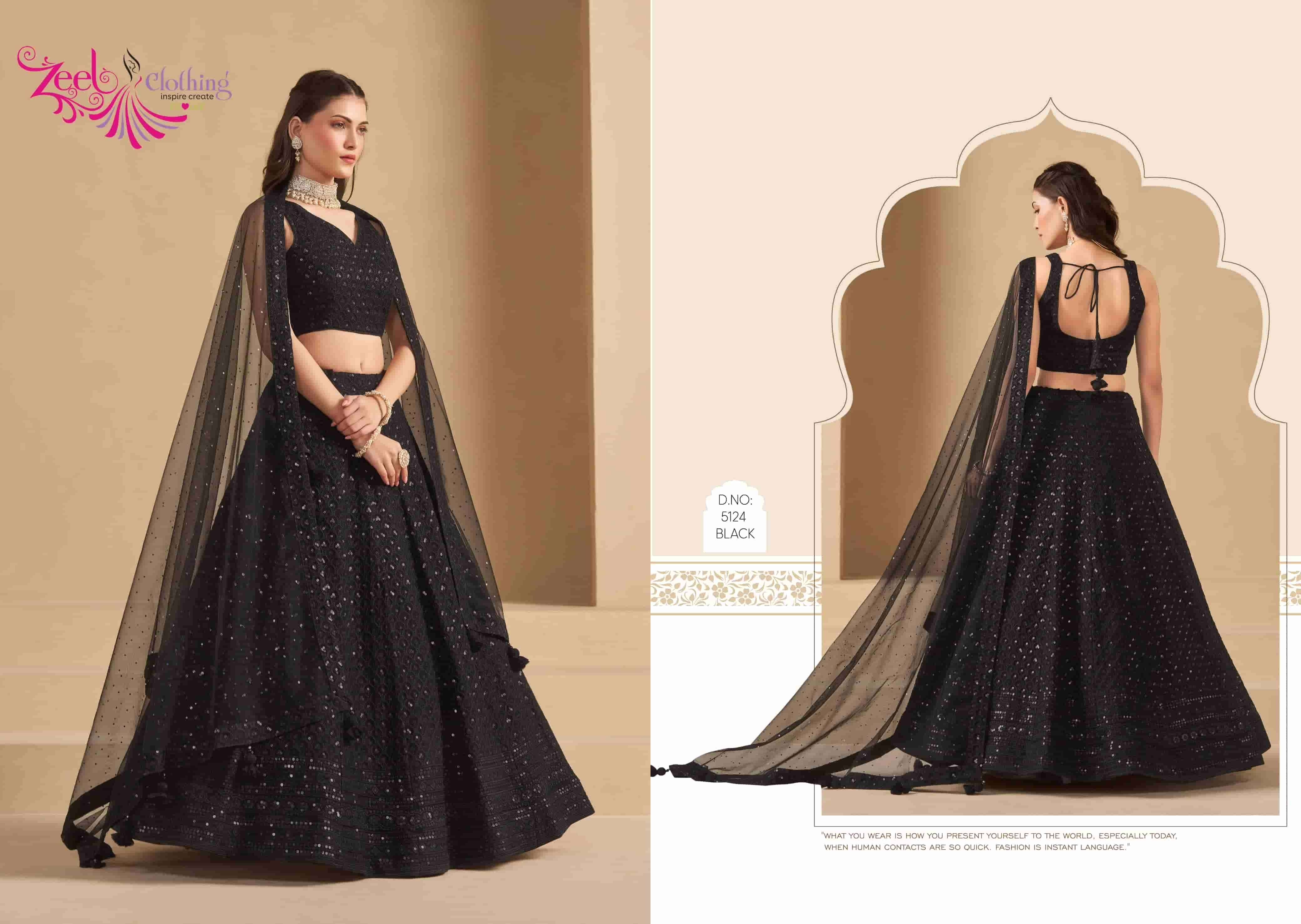 Zeel Clothing Florance Vol 1 5124 Colors Designer Lehenga Choli Partywear Collection