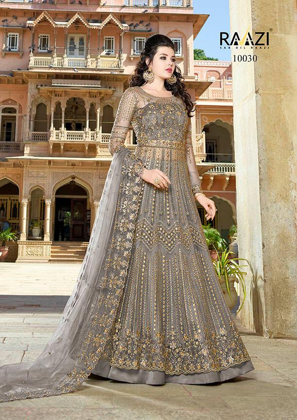 Rama Presents Raazi Aroos Colours 10030 Hit Heavy Designer Gown Catalog Wholesaler