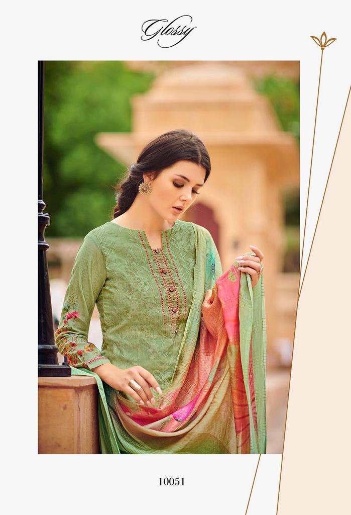 Glossy Presents Felecity Pure Viscose Digital Print With Plazzo Salwar Suit Wholesaler