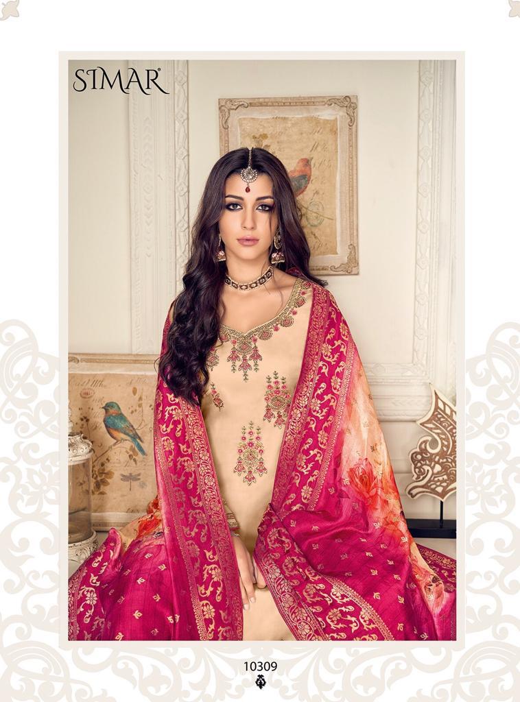 Glossy Presents Meher Nx Beautiful Designer Straight With Fancy Printed Duppata Salwar Kameez Wholesaler