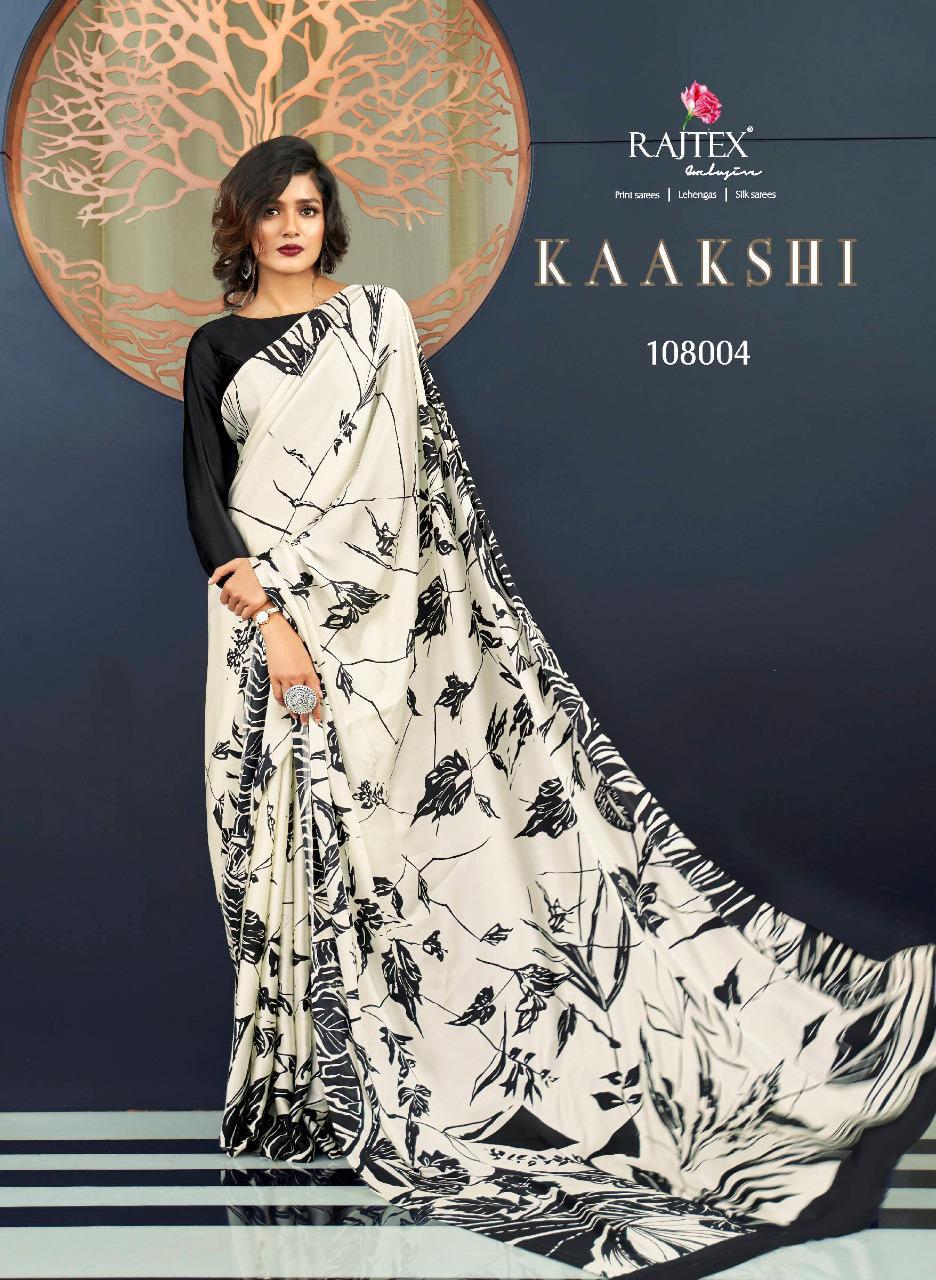 Rajtex Presents Kaashi Silk Digital Printed Japan Satin Crepe Sarees Catalogue Wholesaler