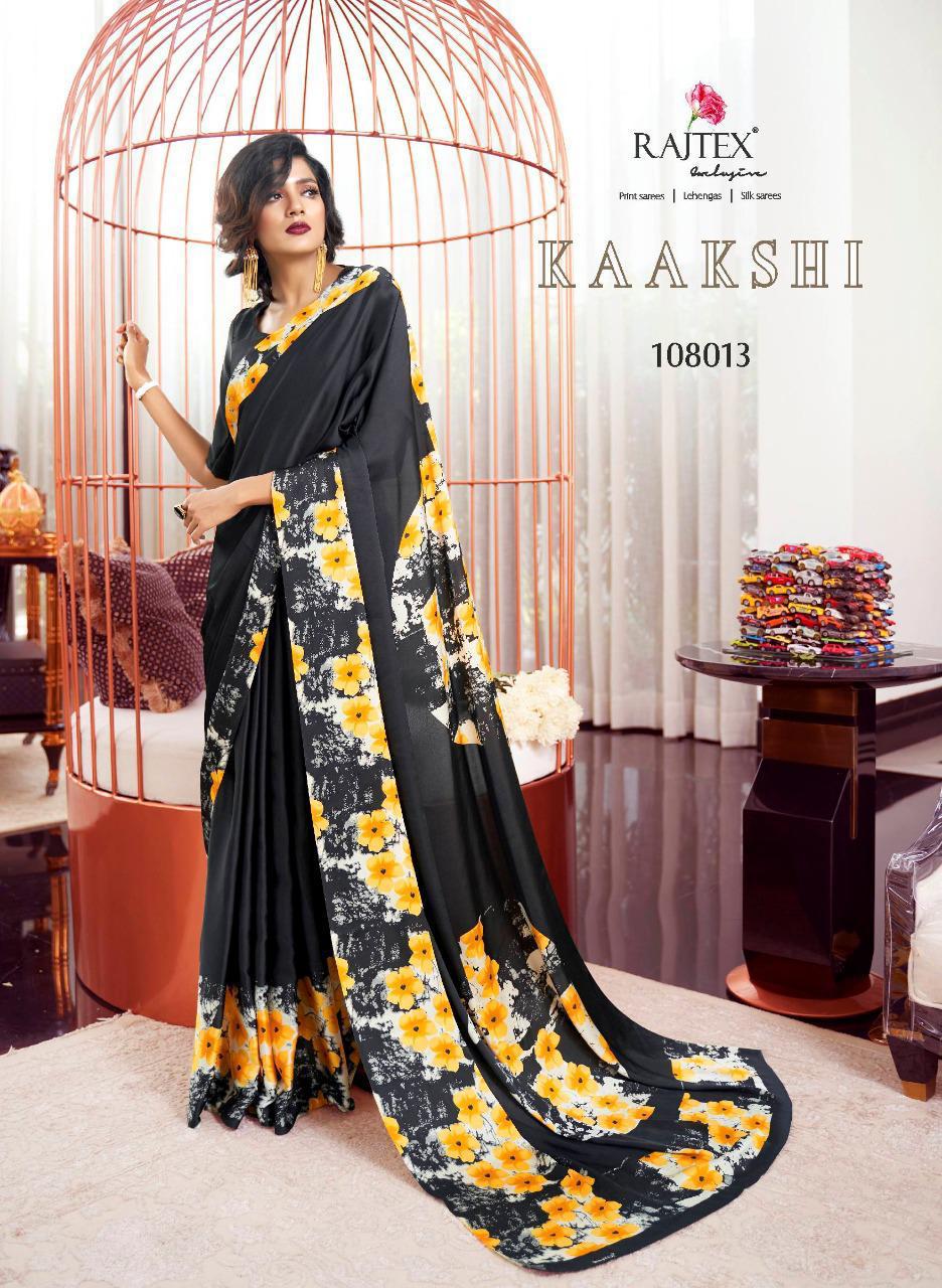 Rajtex Presents Kaashi Silk Digital Printed Japan Satin Crepe Sarees Catalogue Wholesaler