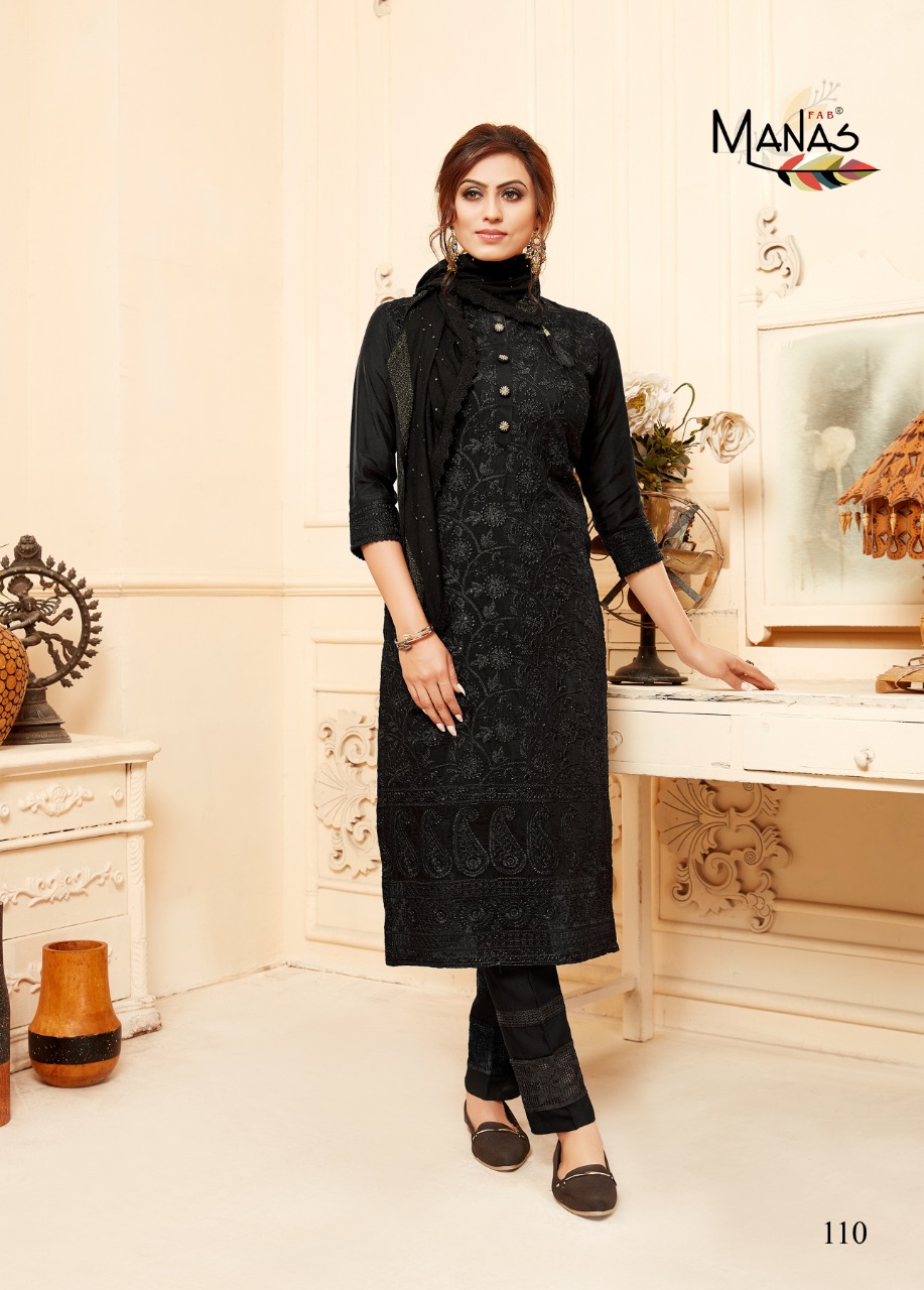 Manas Presents Lucknowi Vol-2 Fancy Beautiful Designer Kurtis Plazzo Catalog