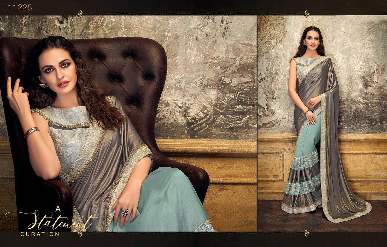 Mahotsav Presents Norita-11200 Keisha Series Beautiful Designer Party Wear Sarees Catalog Wholesaler