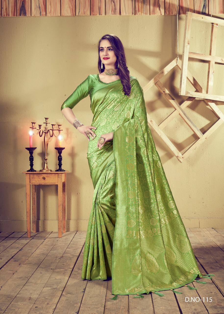 Kianna Presents Shayara Designer Silk Sarees Catalog Wholesaler