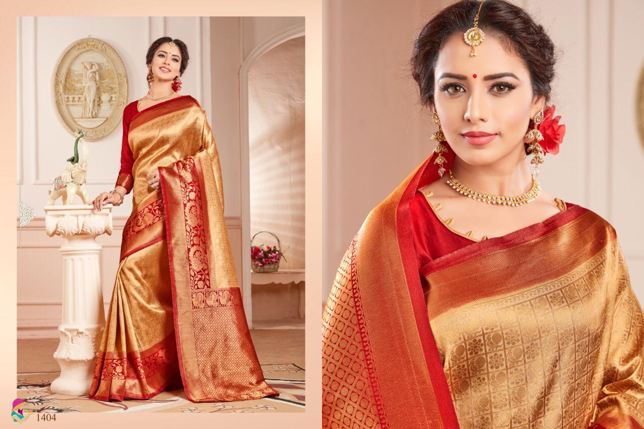 Jyotsana Presents Kanjivaram Silk -2 Indian Traditional Wear Silk Sarees Catalog Wholesaler