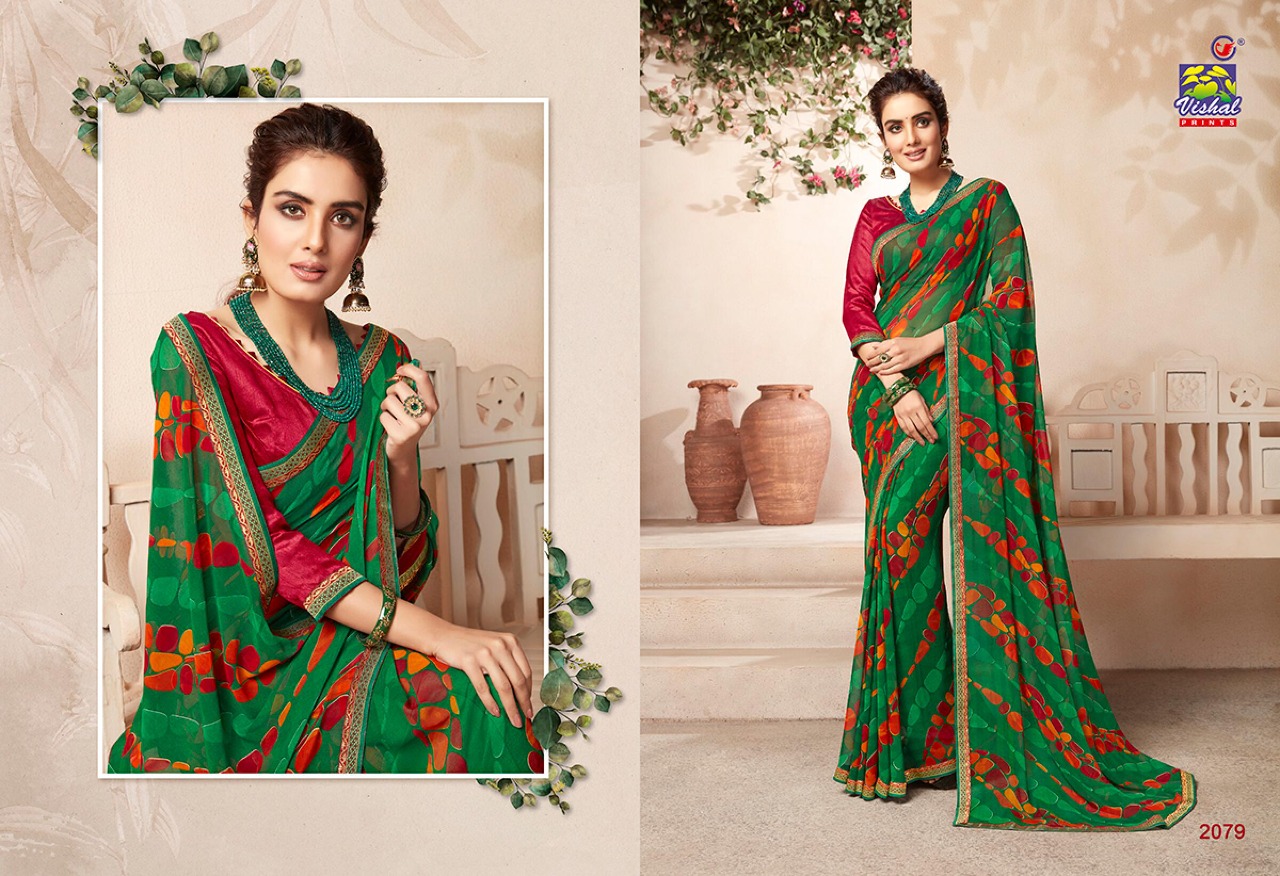 Vishal Sarees Presents Eternity Vol-2 Georgette Printed Sarees Catalog Wholesaler