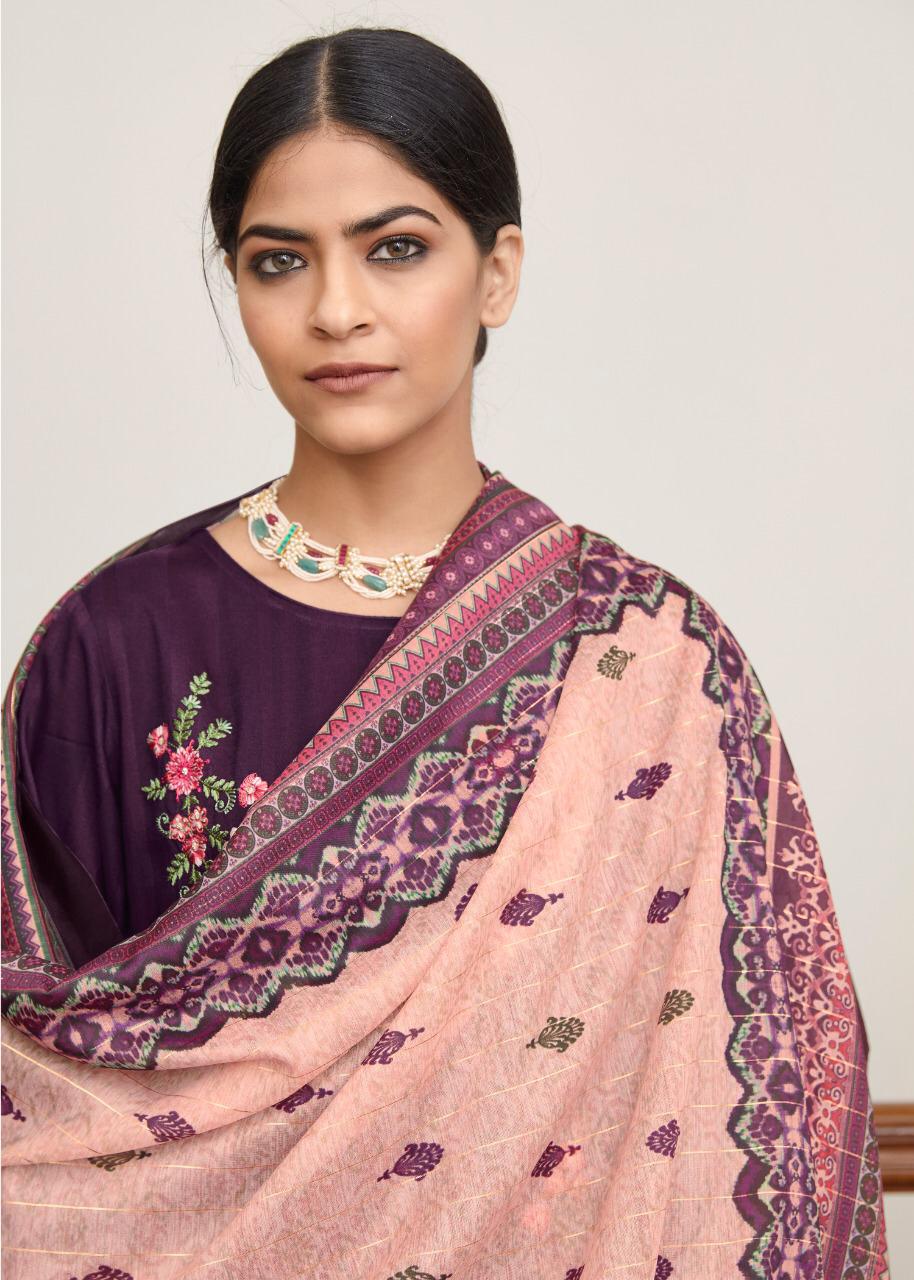 Liliy And Lali Presents Mahima Fancy Viscose Pattern With Embriodary Work Kurtis With Pant Catalog Collection