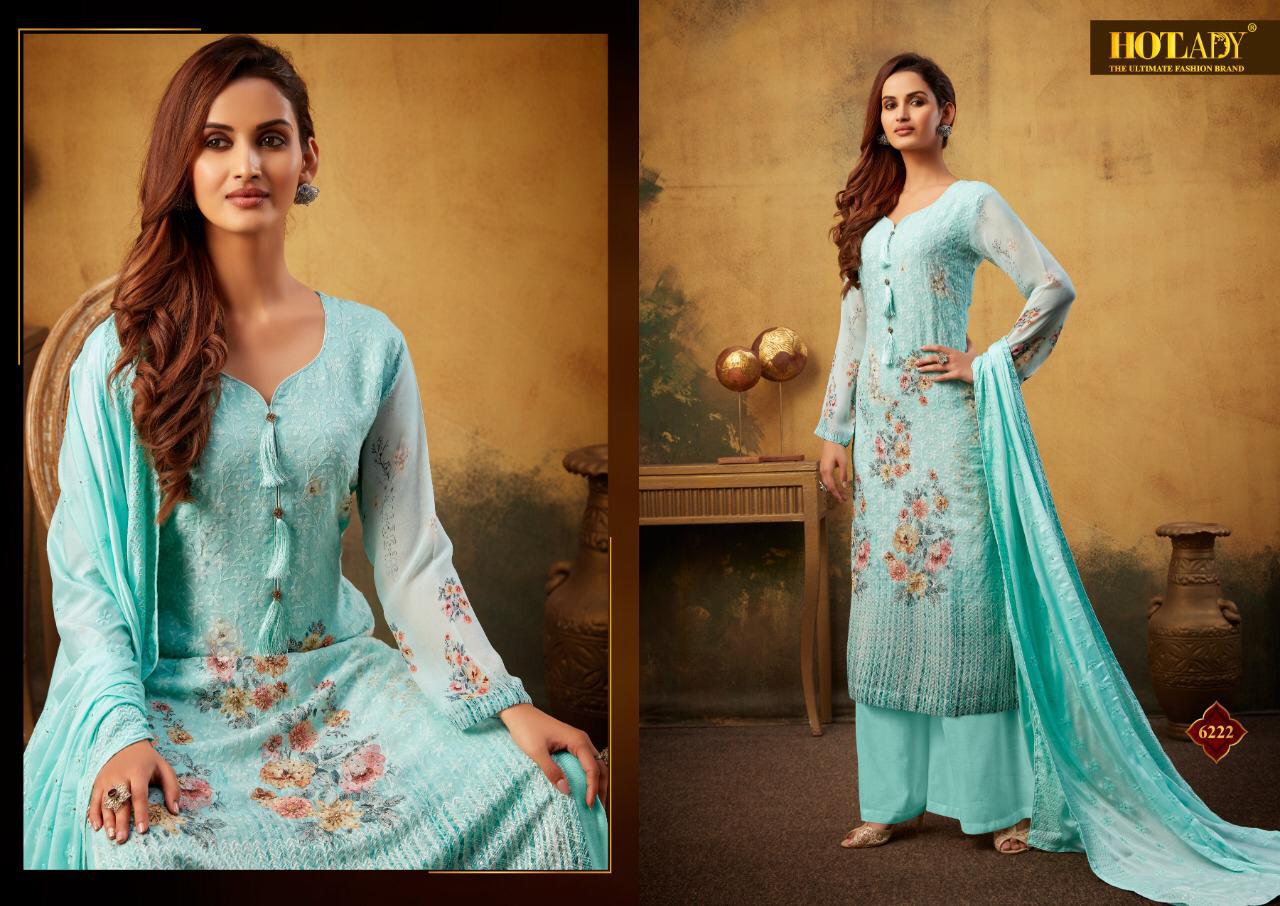 Hotlady Presents Samisha Vol-2 Pure Viscose Bemberg Georgette With Digital Printed Salwar Suit Wholesaler