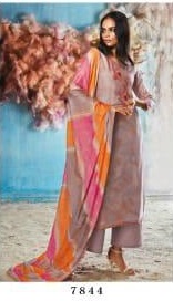 Ganga Presents Roisin 7837 To 7845 Pure Bemberg Pakistani Style Salwar Suit Wholesaler