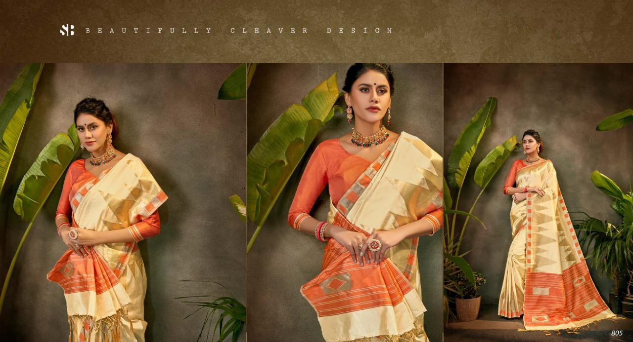 Shruti Presents Swarupa 801 To 812 Series Fancy Silk Sarees Catalog Wholesaler