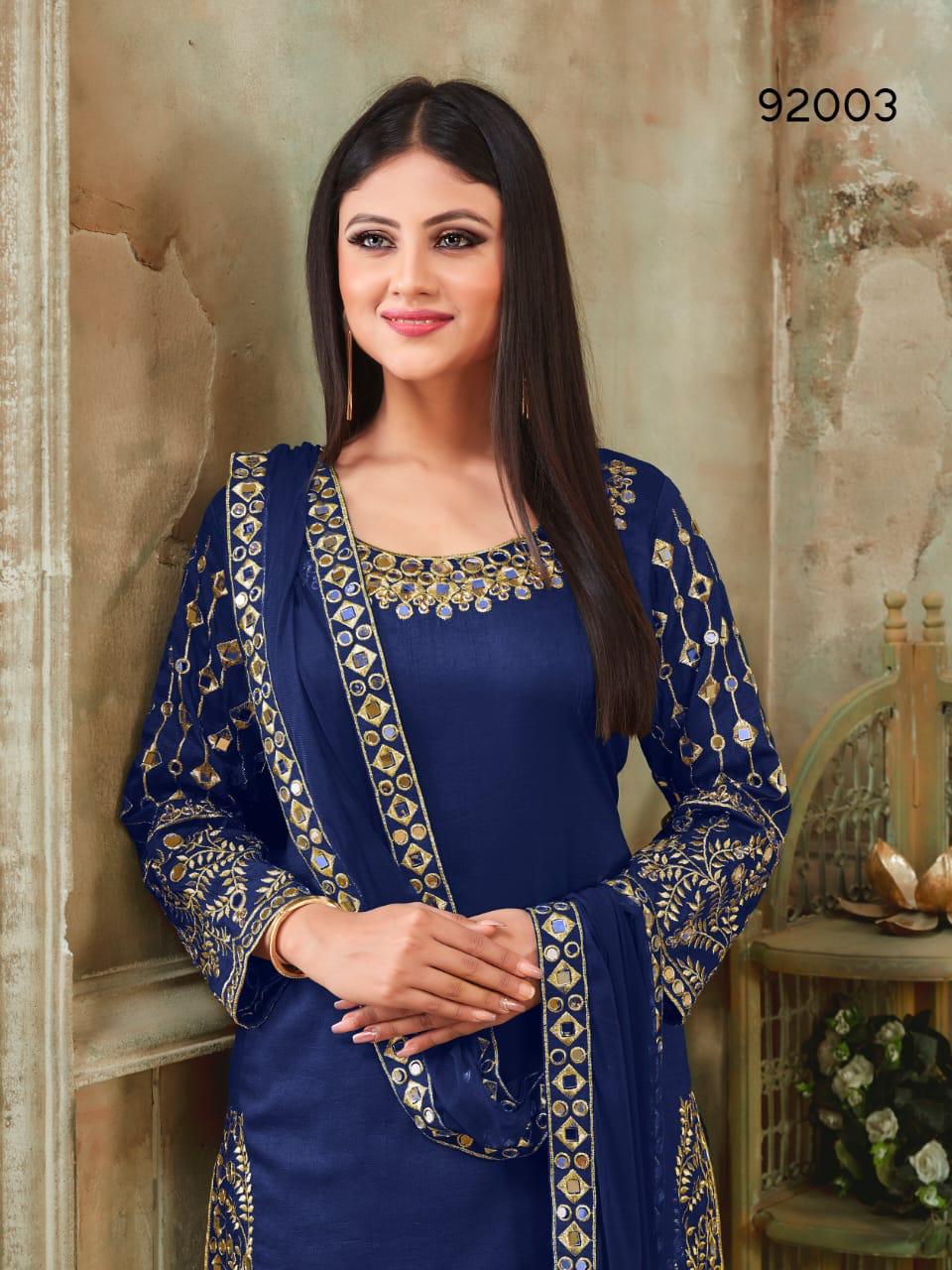 Twisha Presents Aanaya Vol-92 Party Wear Punjabi Style Patiyala Salwar Suit Wholesaler