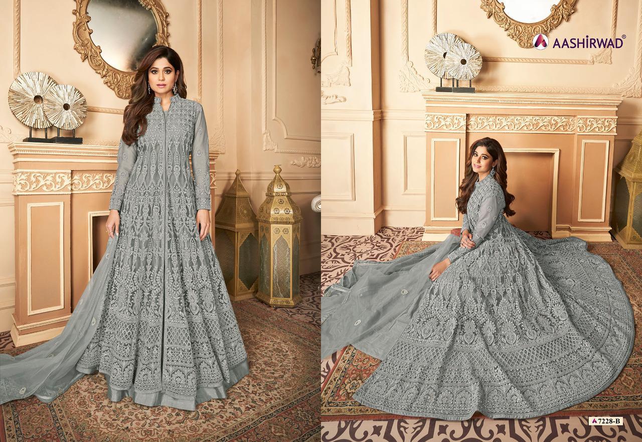 Buy JIVRAJ FASHIONIndian Stylish Designer Ready to Wear Heavy Worked  Anarkali Salwar Kameez Gown Dress for Woman's Wear Online at desertcartINDIA