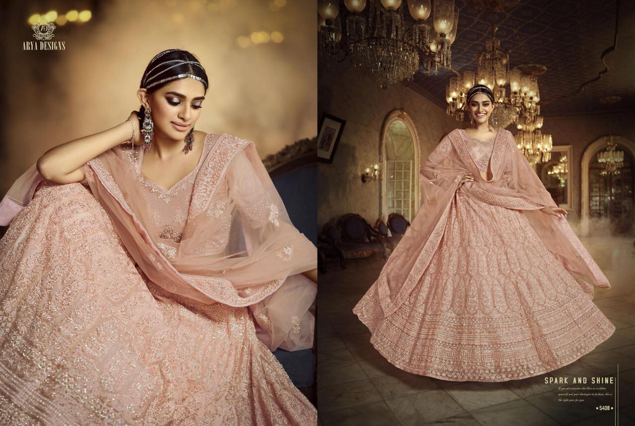 Arya Designer Presents Zara Vol-7 Soft Net Bridal Exclusive Designer Lehenga Choli Cataloge Collection