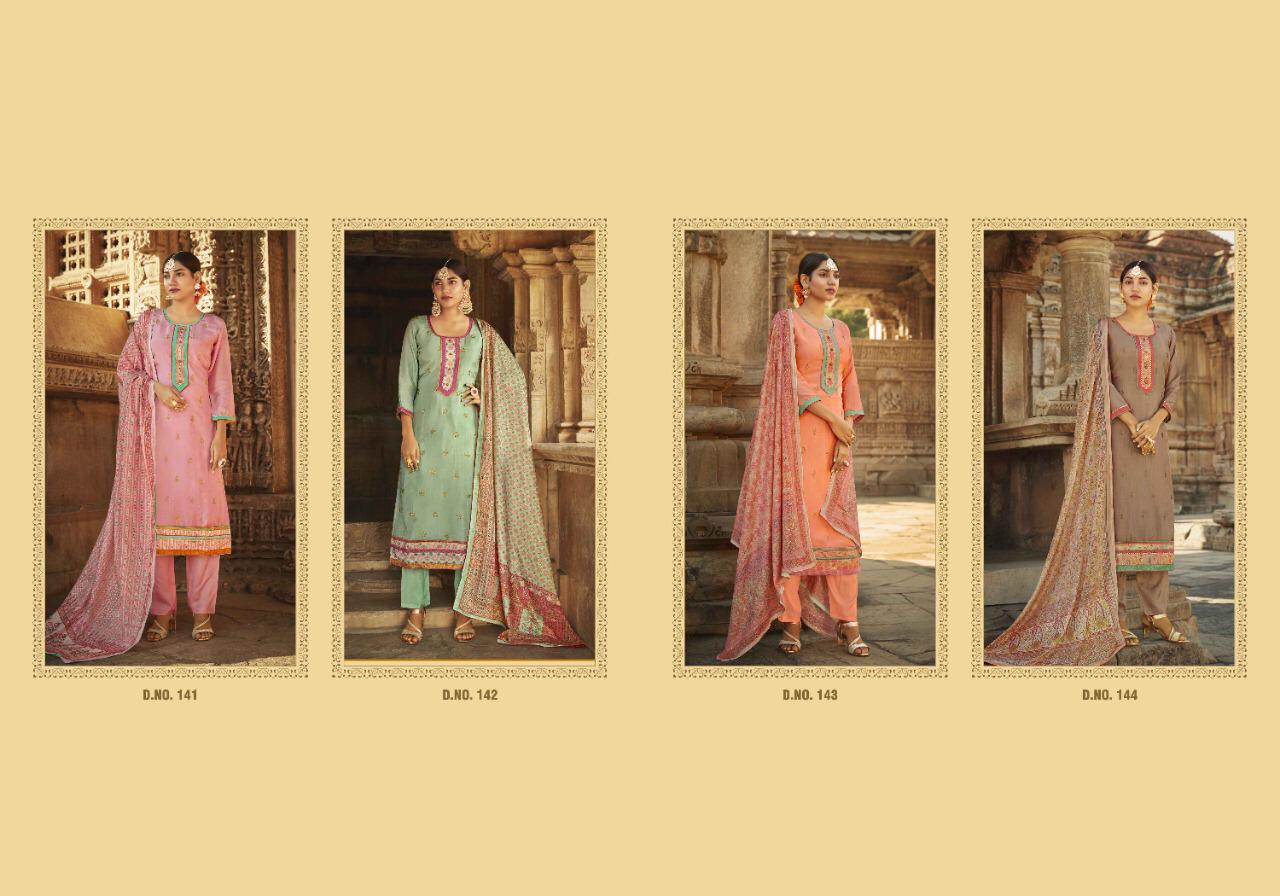Four Dots Presents Avsar Vol-2 Pure Viscose Upada Silk Straight Salwar Suit Wholesaler