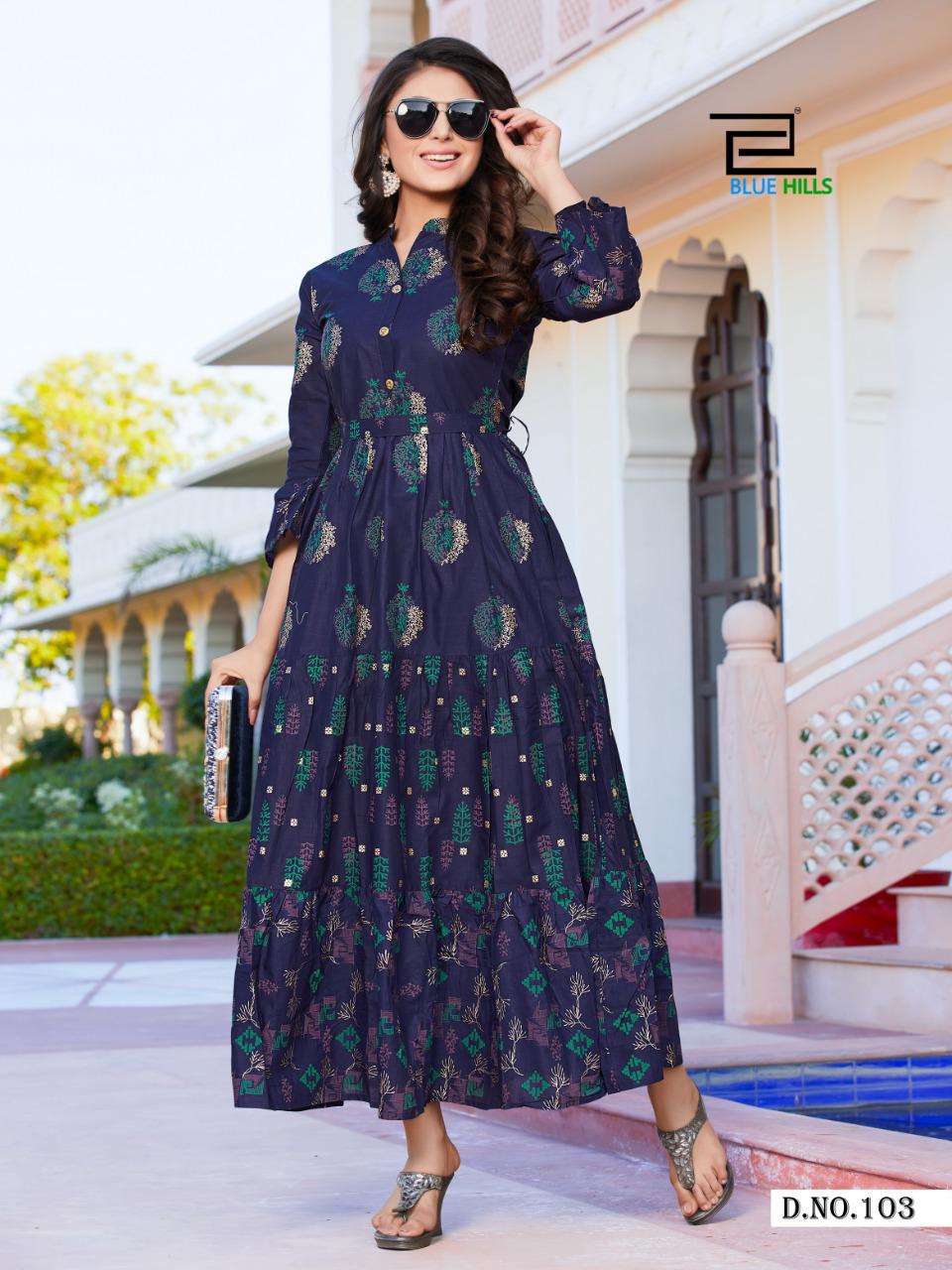 anil fashion party wear gown festival daily wear designed anarkali kurta  with solid print Gowns