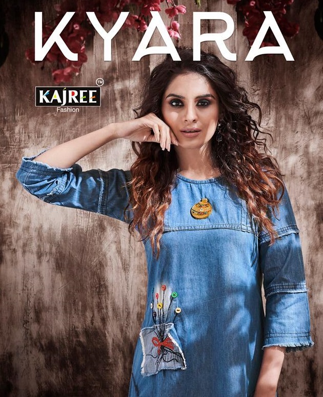 Kajree Presents Kyara Beautiful Denim Gown Wholesaler