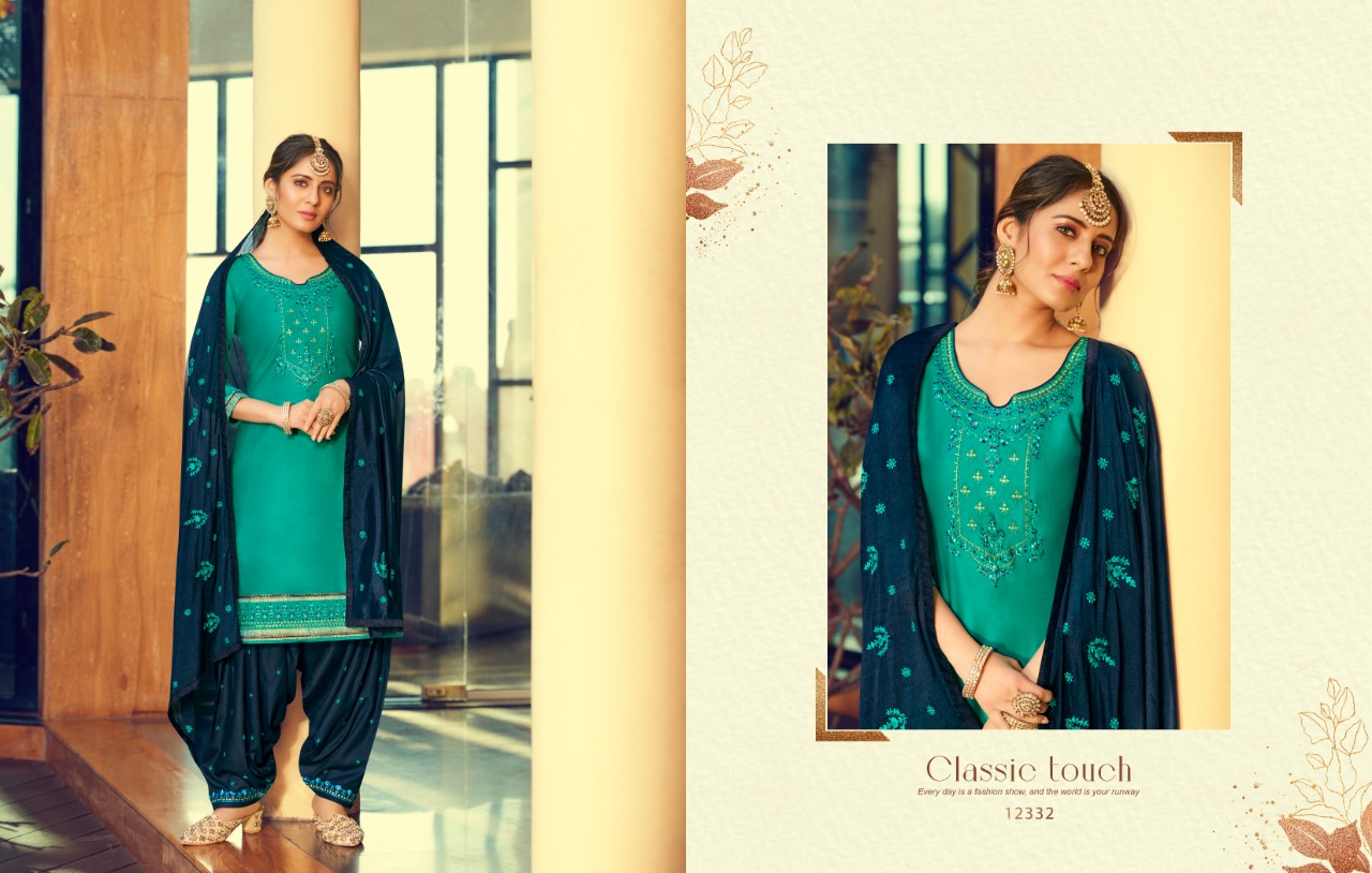 Fashion Of Patiyala Vol 30 By Kalaroop Jam Silk Cotton Readymade Salwar Suits 5