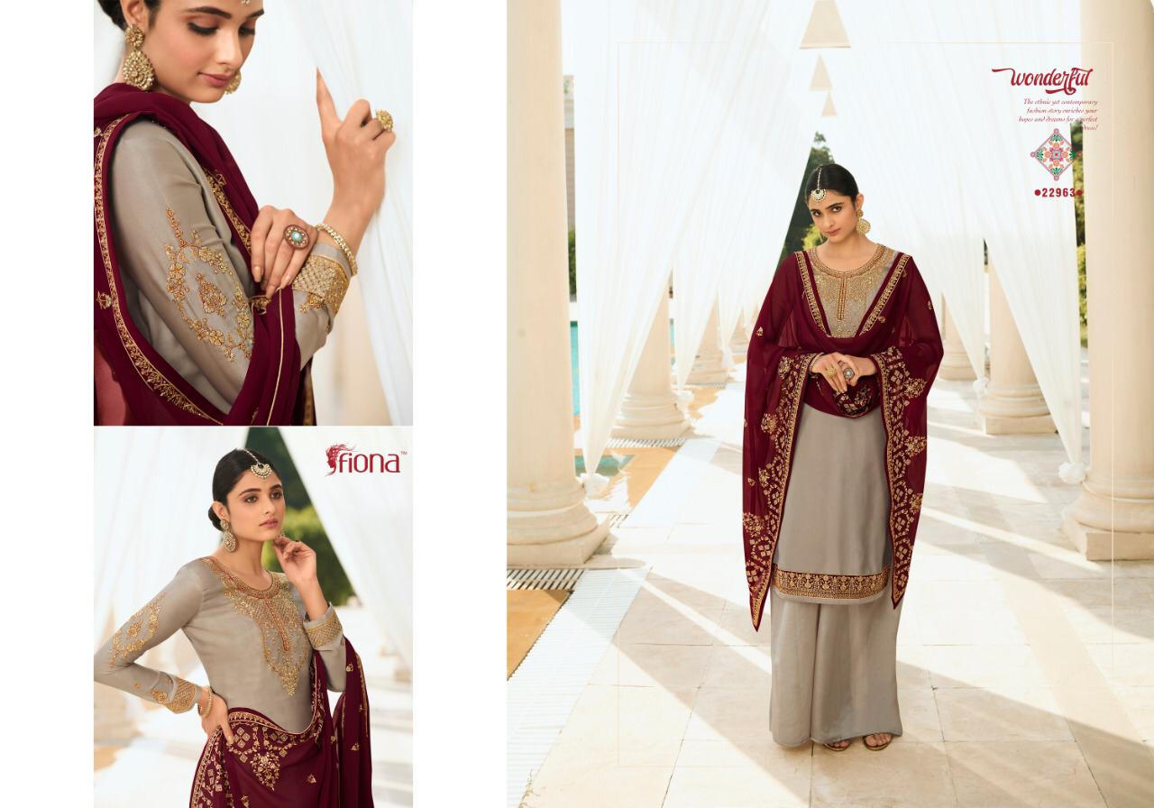 Fiona Presents Gulshan Georgette Designer Festival Wear Salwar Kameez Cataloge