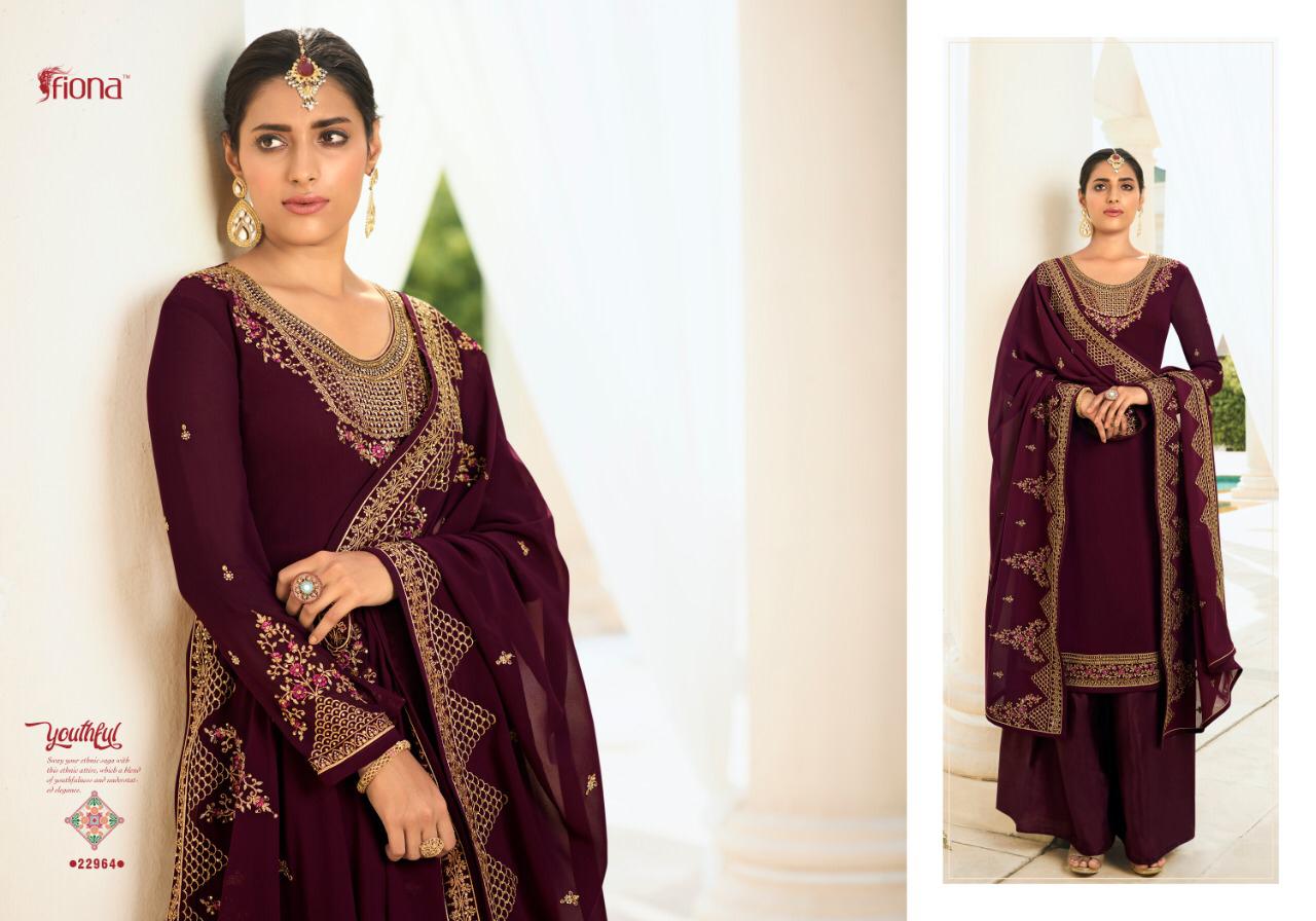 Fiona Presents Gulshan Georgette Designer Festival Wear Salwar Kameez Cataloge