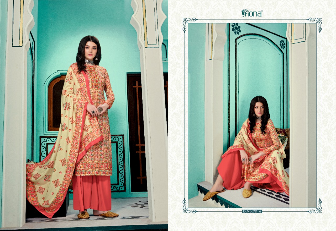 Fiona Presents Zohra Vol-3 Digital Printed Plazzo Style  Salwar Suit Wholesaler