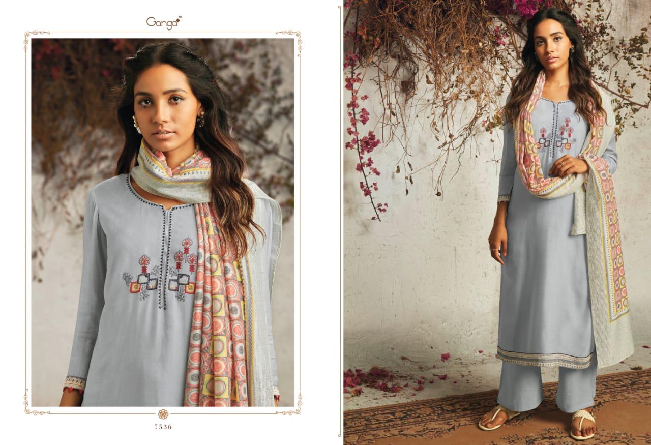 Ganga Presents The Summer Of Love Latest Designer Plazzo Style Salwar Suit Catalog Wholesaler