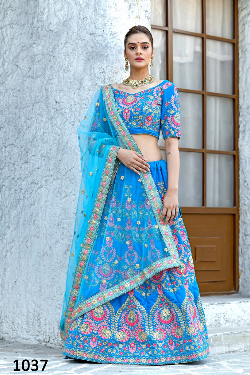 Krishna Export Presents Bridesmaid Bollywood Style Designer Lehenga ...